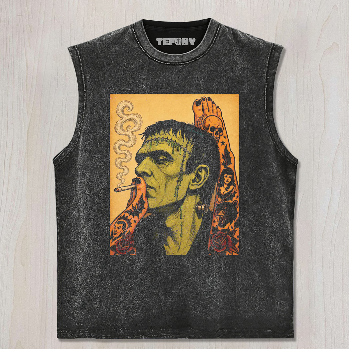 FRANKENSTEIN VINTAGE UNISEX TEE, TANK TOP, LAYERED LS, SWEATSHIRT & HOODIE