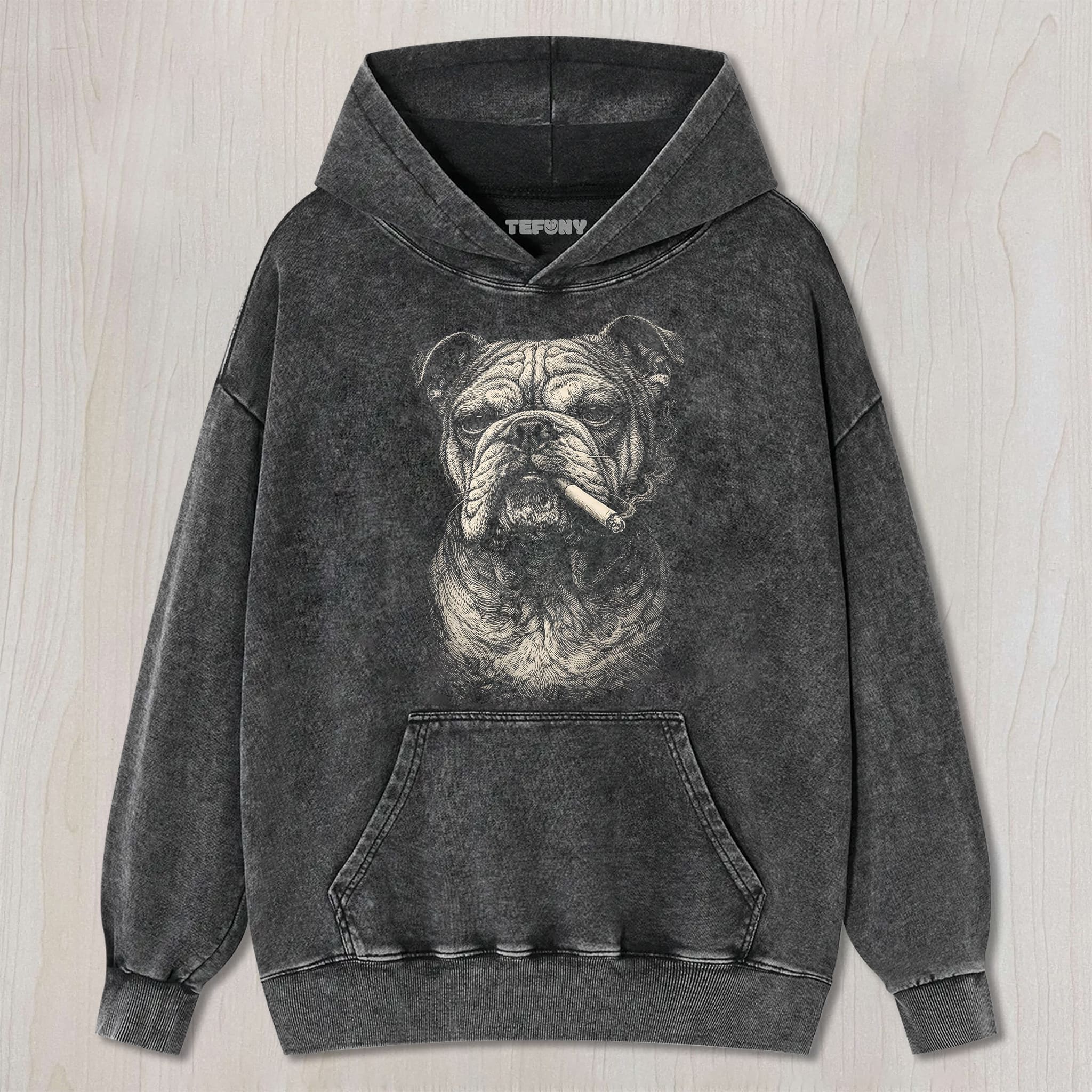FRENCH BULLDOG SMOKING UNISEX TEE, TANK TOP, LAYERED LS, SWEATSHIRT & HOODIE