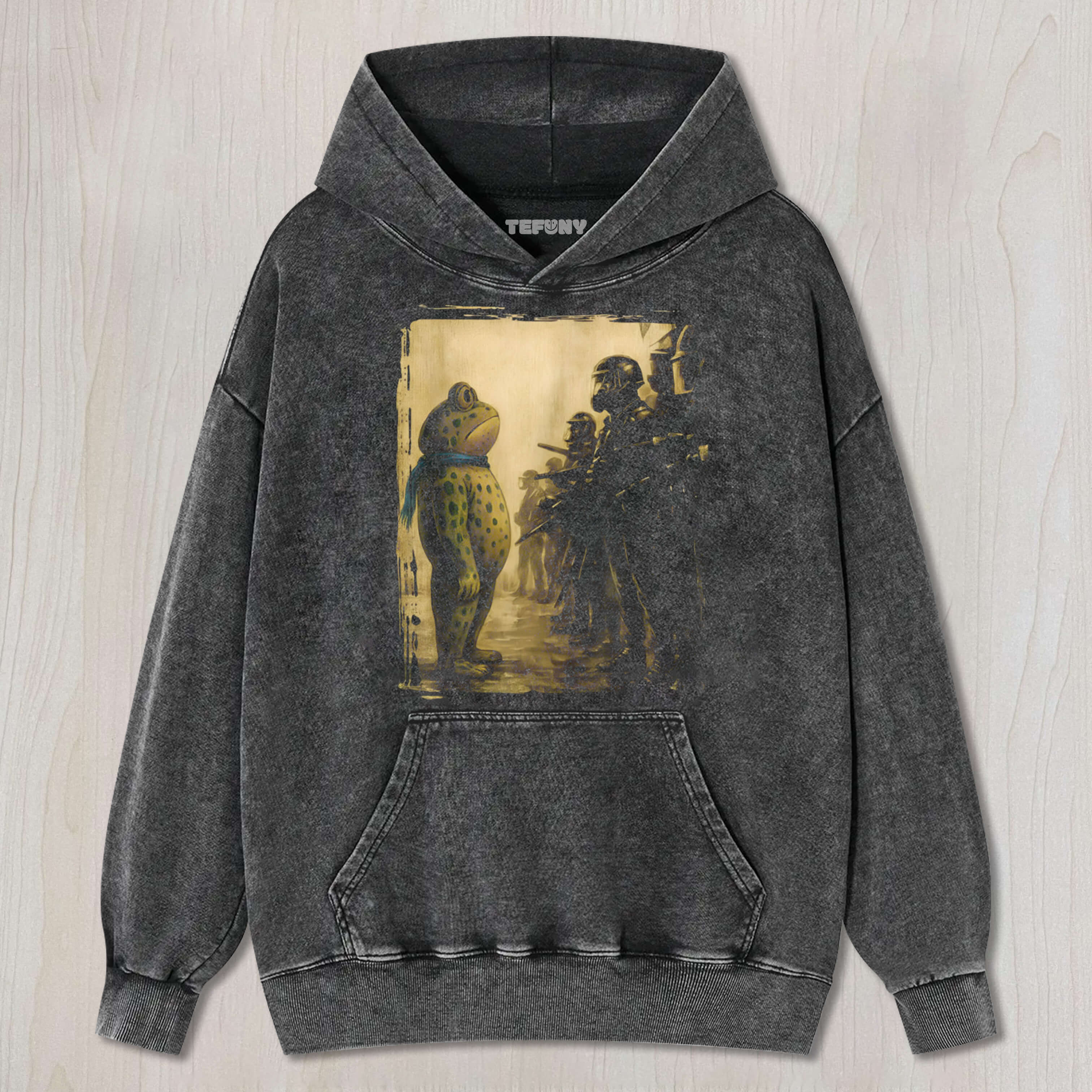 FROG MEETS ROBOT FACE TO FACE T-SHIRT