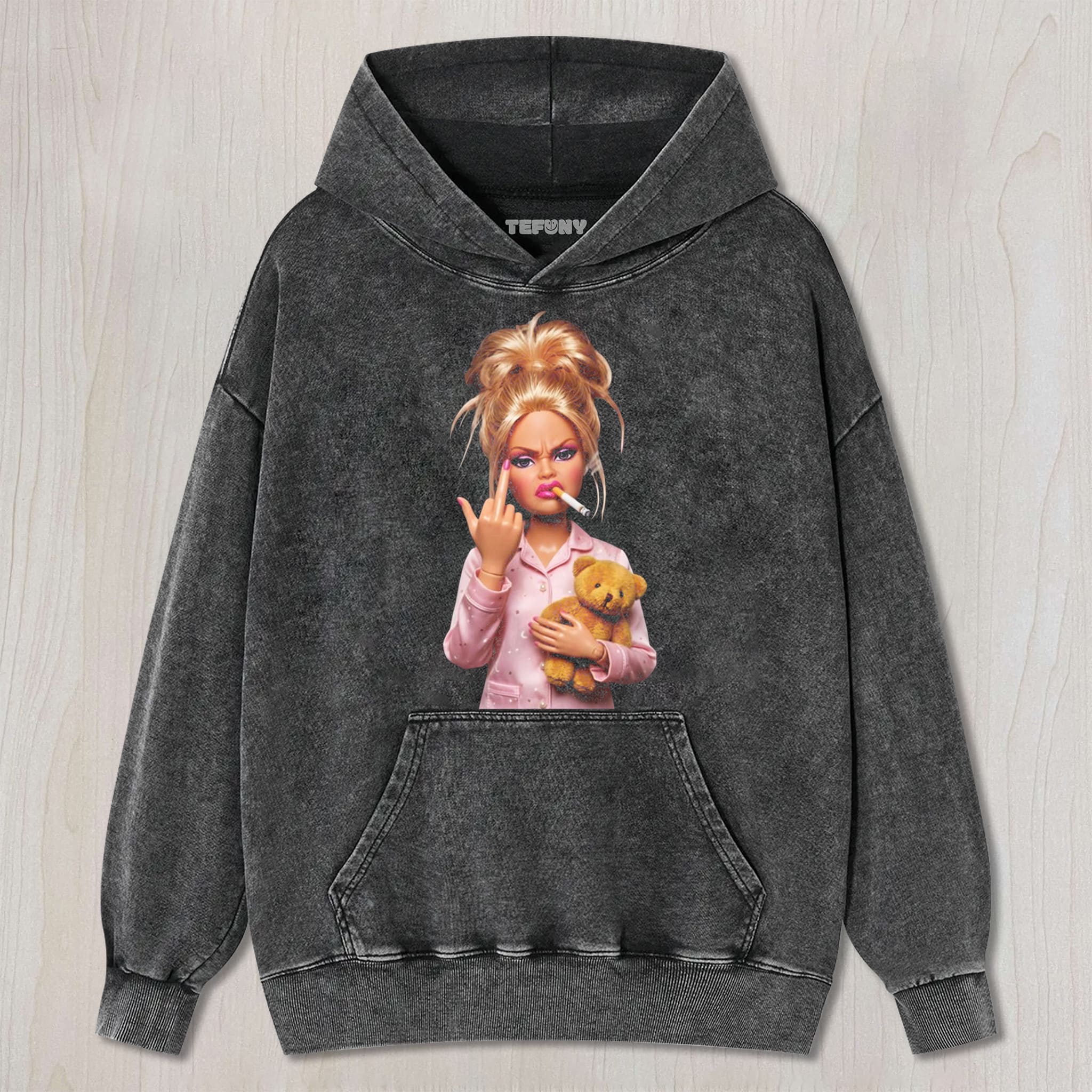 FUCK OFF DOLL MEME V1 UNISEX TEE, TANK TOP, LAYERED LS, SWEATSHIRT & HOODIE