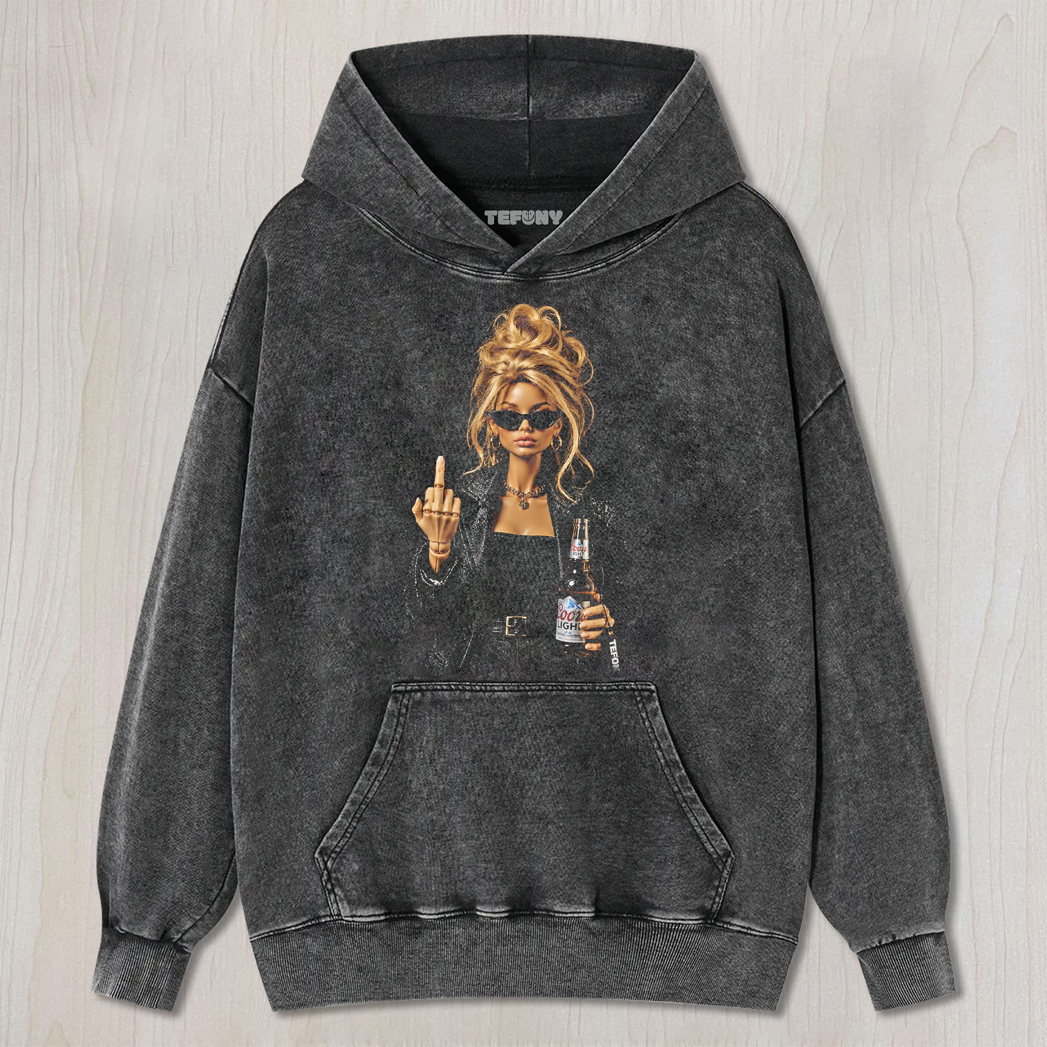 FUCK OFF DOLL MEME V1 UNISEX TEE, TANK TOP, LAYERED LS, SWEATSHIRT & HOODIE