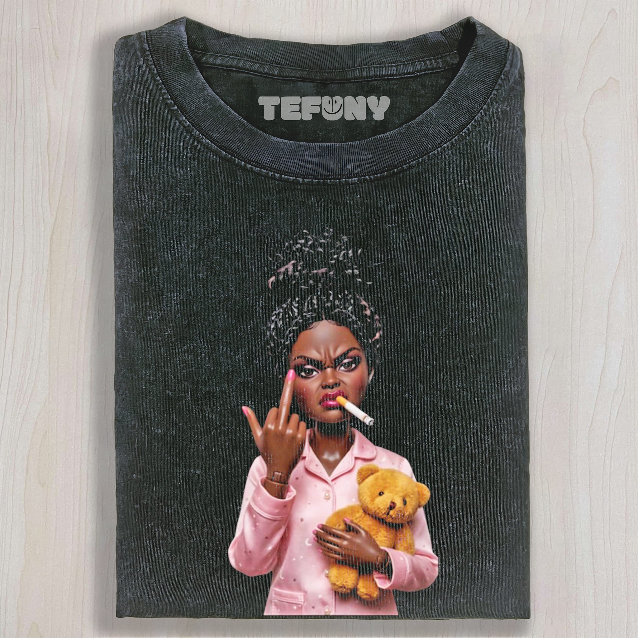 FUCK OFF DOLL MEME V2 UNISEX TEE, TANK TOP, LAYERED LS, SWEATSHIRT & HOODIE