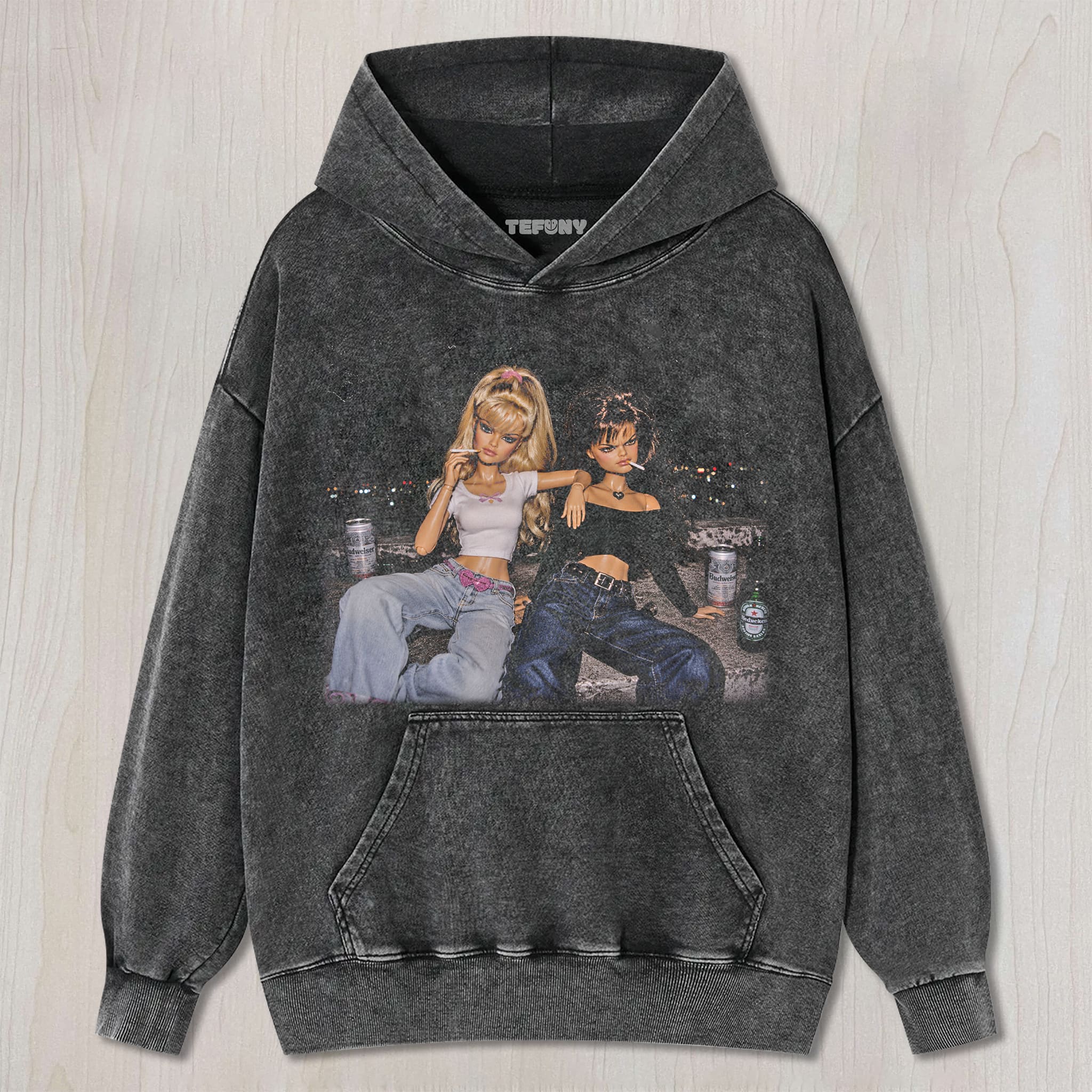FUCK OFF DOLL MEME V4 UNISEX TEE, TANK TOP, LAYERED LS, SWEATSHIRT & HOODIE