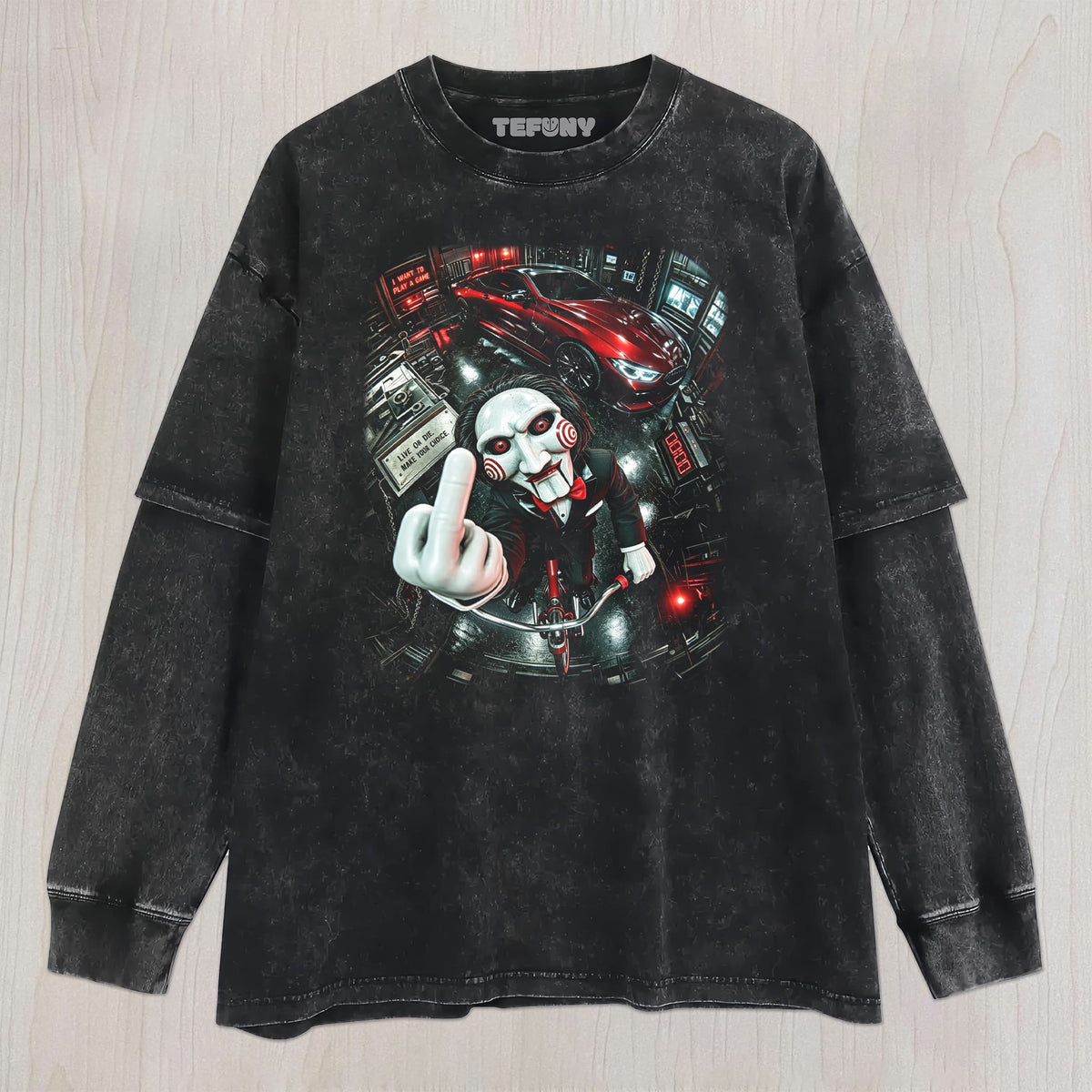 FUN HORROR V8 UNISEX TEE, TANK TOP, LAYERED LS, SWEATSHIRT & HOODIE
