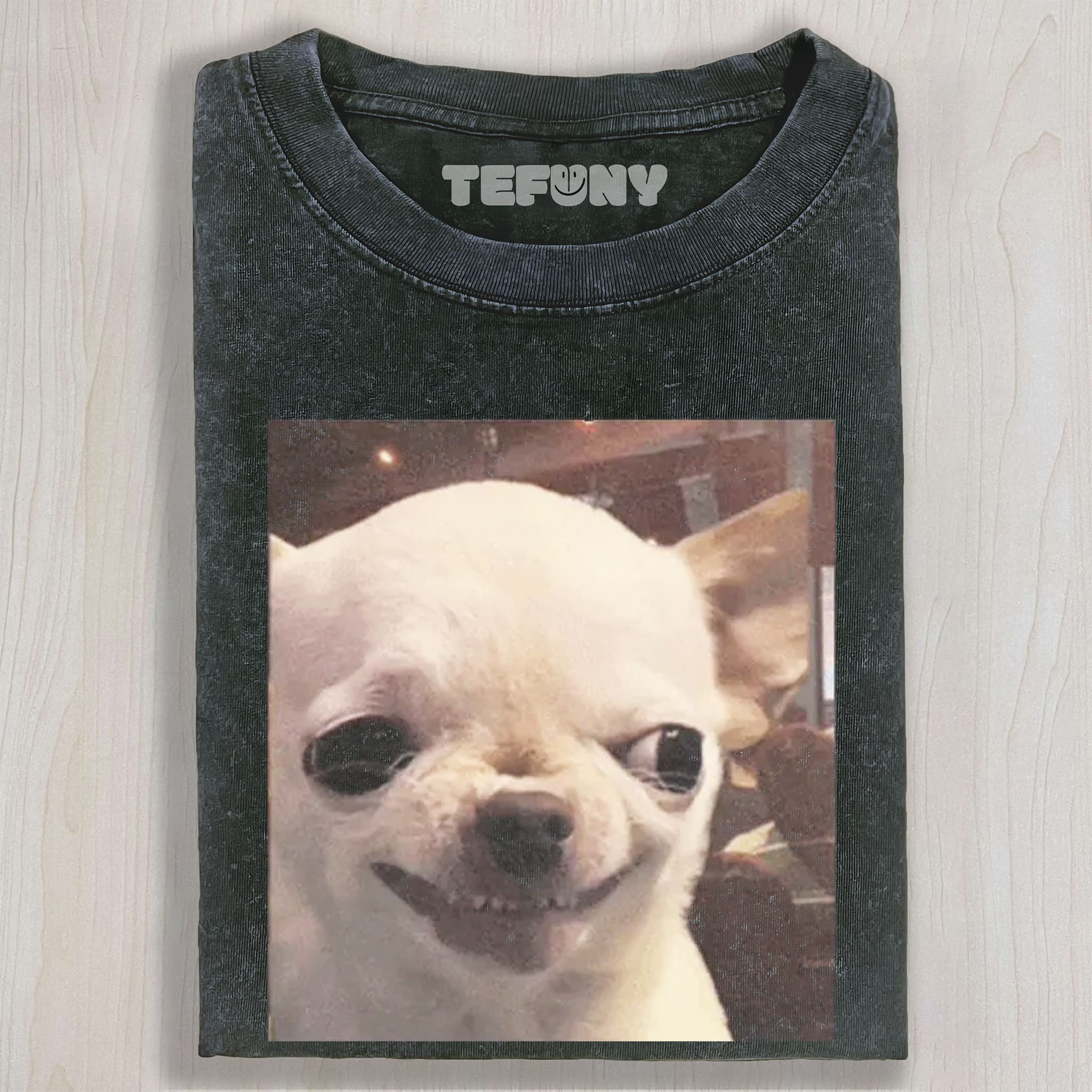 FUNNY CHIHUAHUA DOG MEME V1 UNISEX TEE, TANK TOP, LAYERED LS, SWEATSHIRT & HOODIE