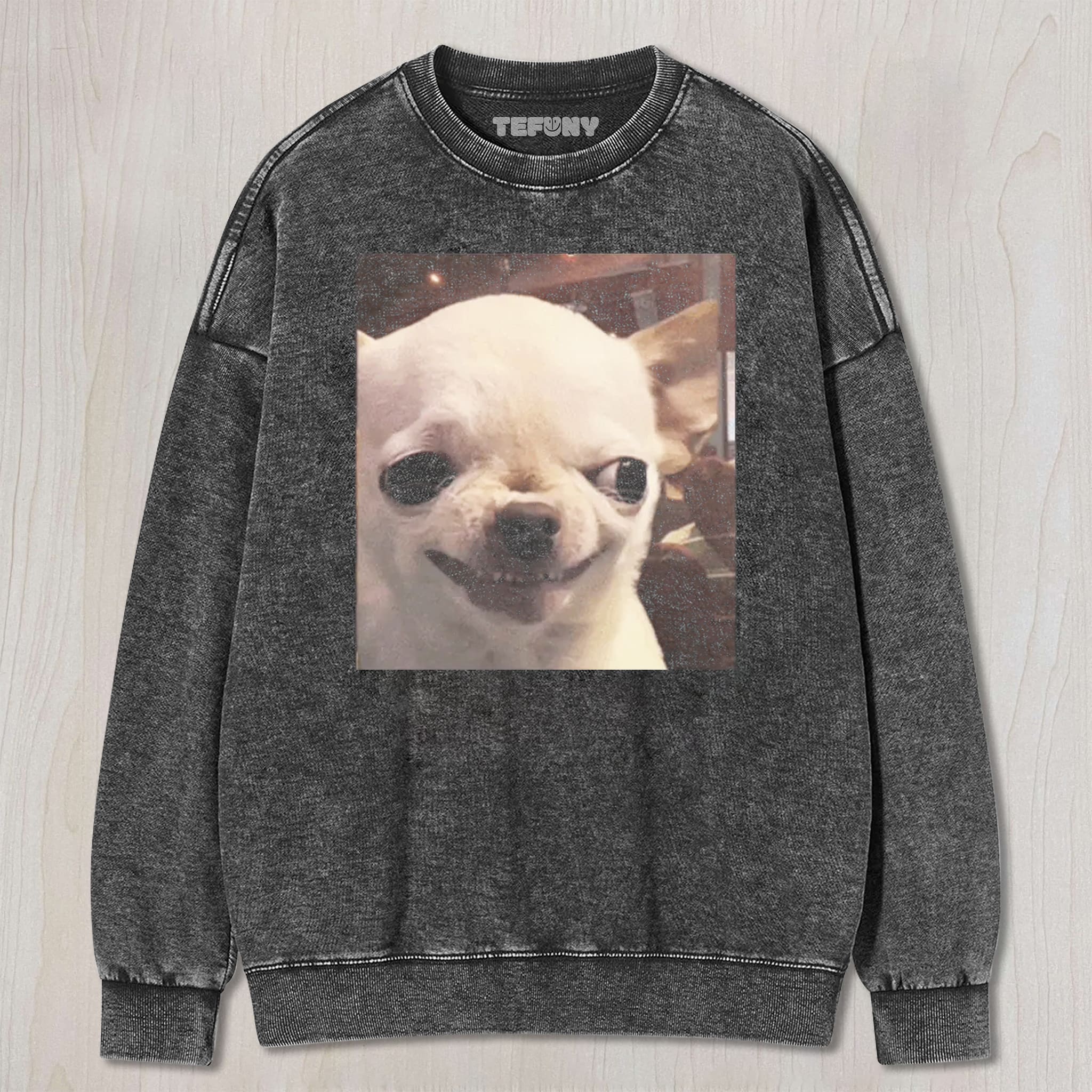 FUNNY CHIHUAHUA DOG MEME V1 UNISEX TEE, TANK TOP, LAYERED LS, SWEATSHIRT & HOODIE
