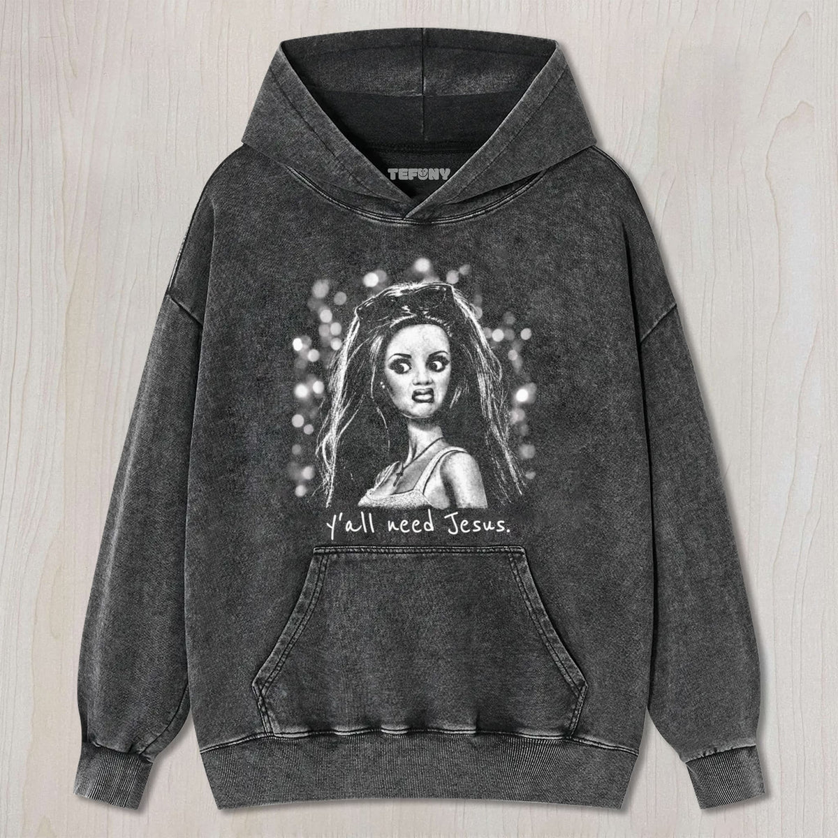 FUNNY DOLL FACE MEME V3 UNISEX TEE, TANK TOP, LAYERED LS, SWEATSHIRT & HOODIE