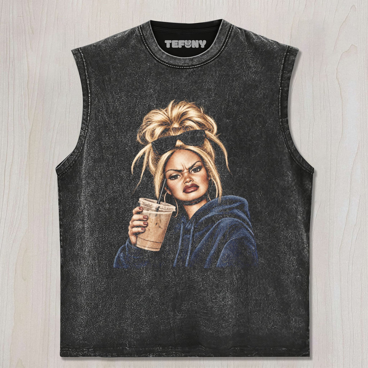 FUNNY DOLL FACE MEME V5 UNISEX TEE, TANK TOP, LAYERED LS, SWEATSHIRT & HOODIE