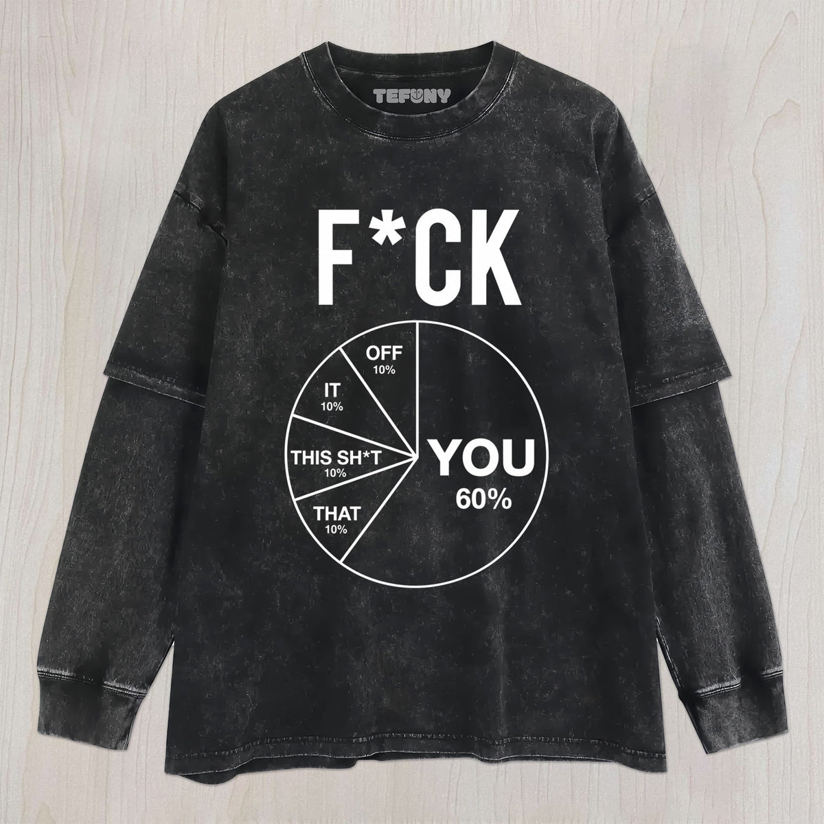 FUNNY F#CK PERCENTAGE V1 UNISEX TEE, TANK TOP, LAYERED LS, SWEATSHIRT & HOODIE