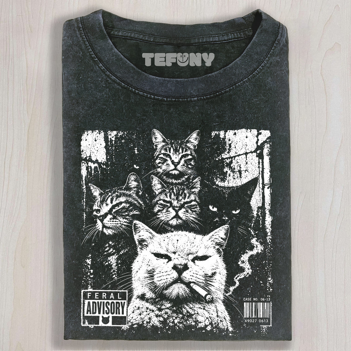 FUNNY GANGSTER CAT SMOKING UNISEX TEE, TANK TOP, LAYERED LS, SWEATSHIRT & HOODIE