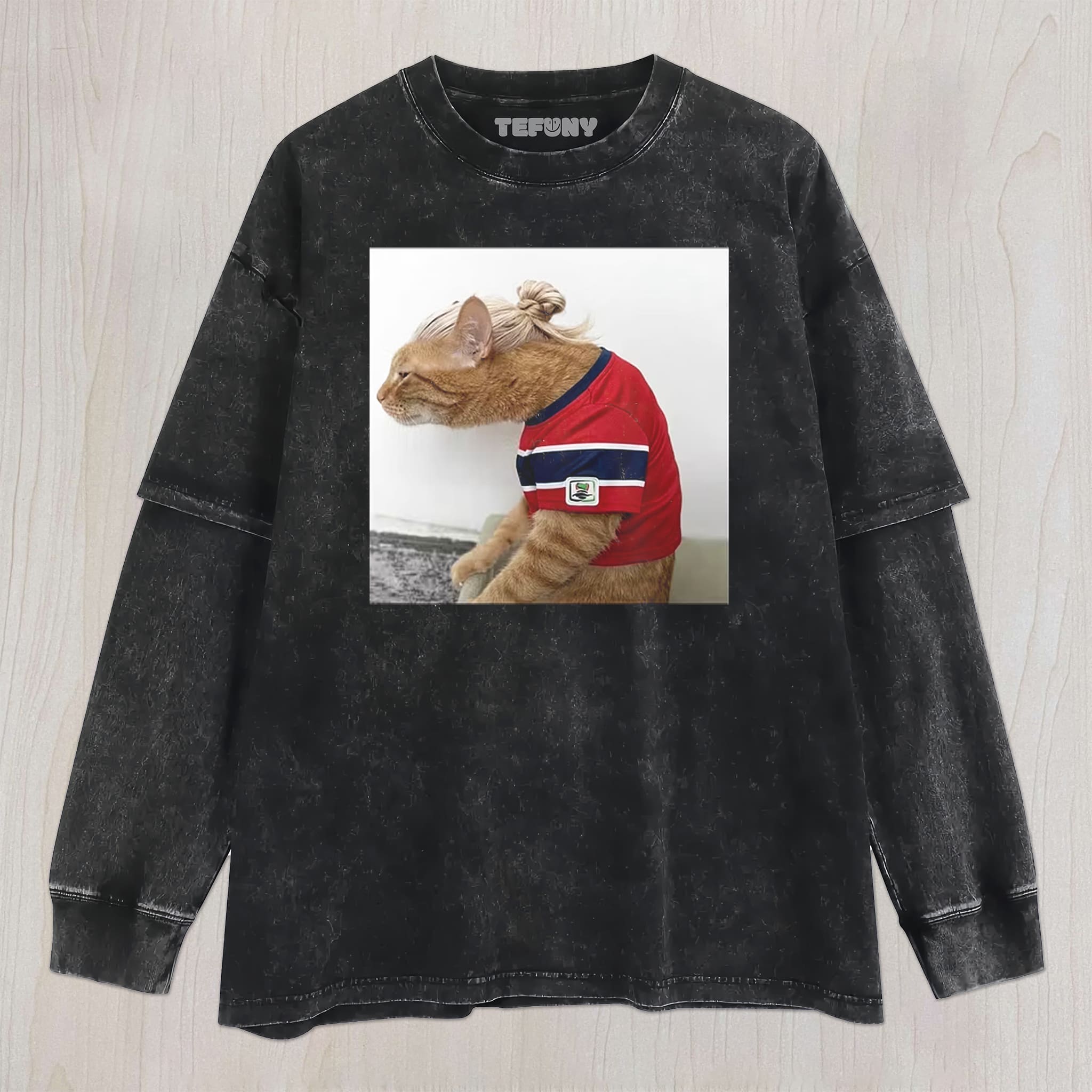 FUNNY HALAND CAT UNISEX TEE, TANK TOP, LAYERED LS, SWEATSHIRT & HOODIE