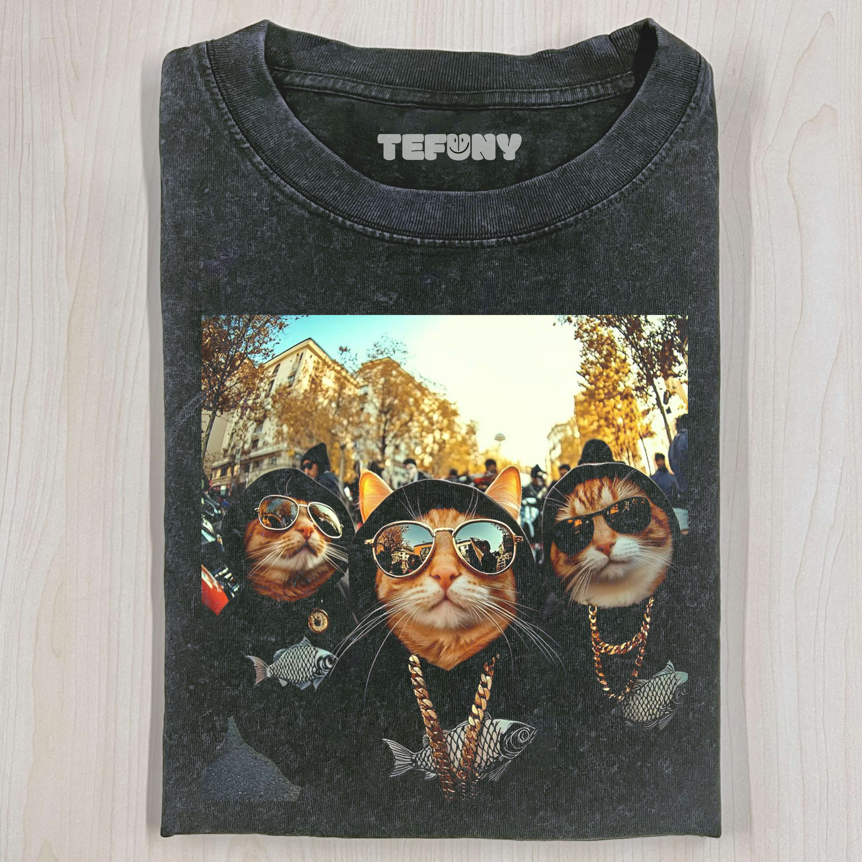 FUNNY HIP-HOP BORTHER CAT SWEATSHIRTS