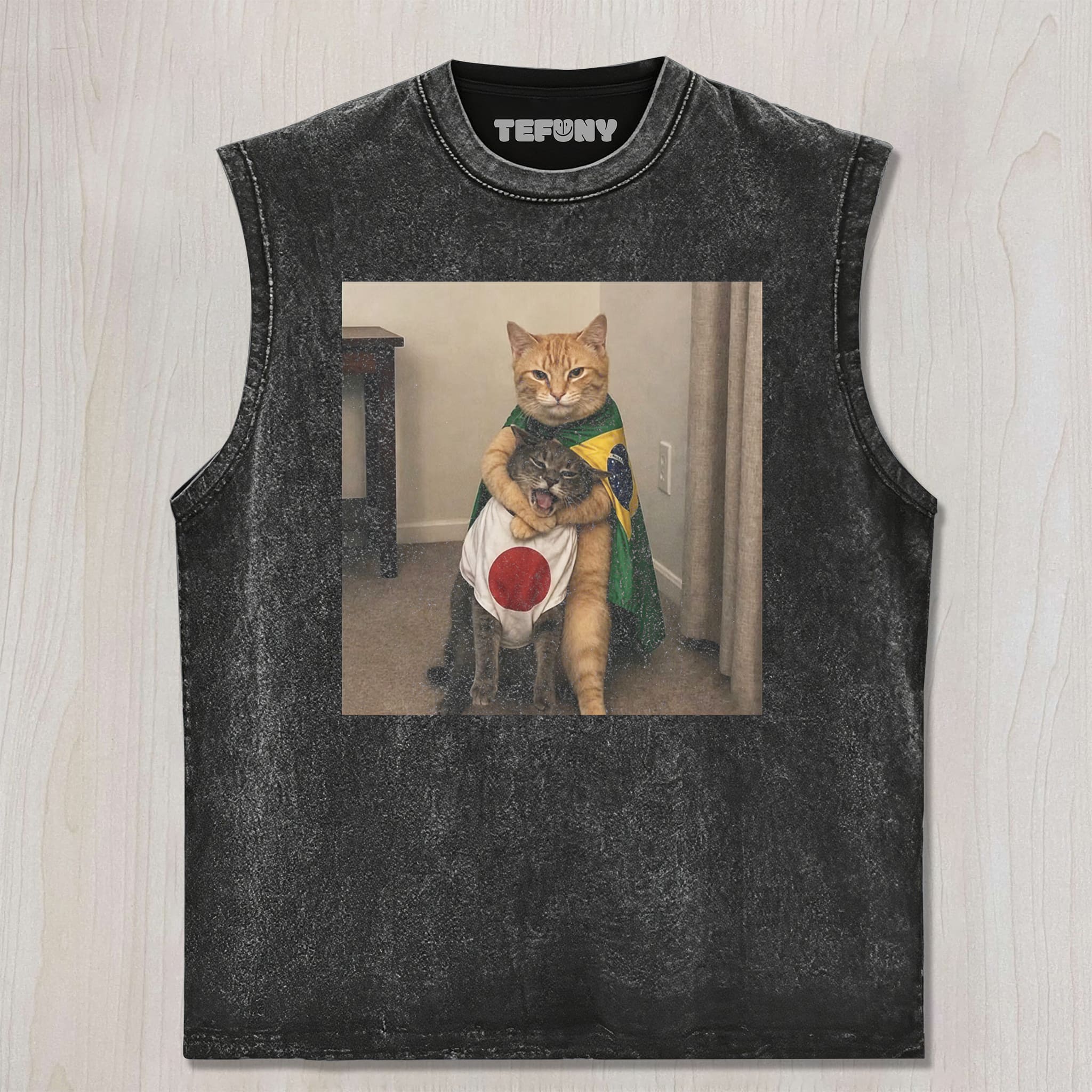FUNNY SOCCER CAT UNISEX TEE, TANK TOP, LAYERED LS, SWEATSHIRT & HOODIE