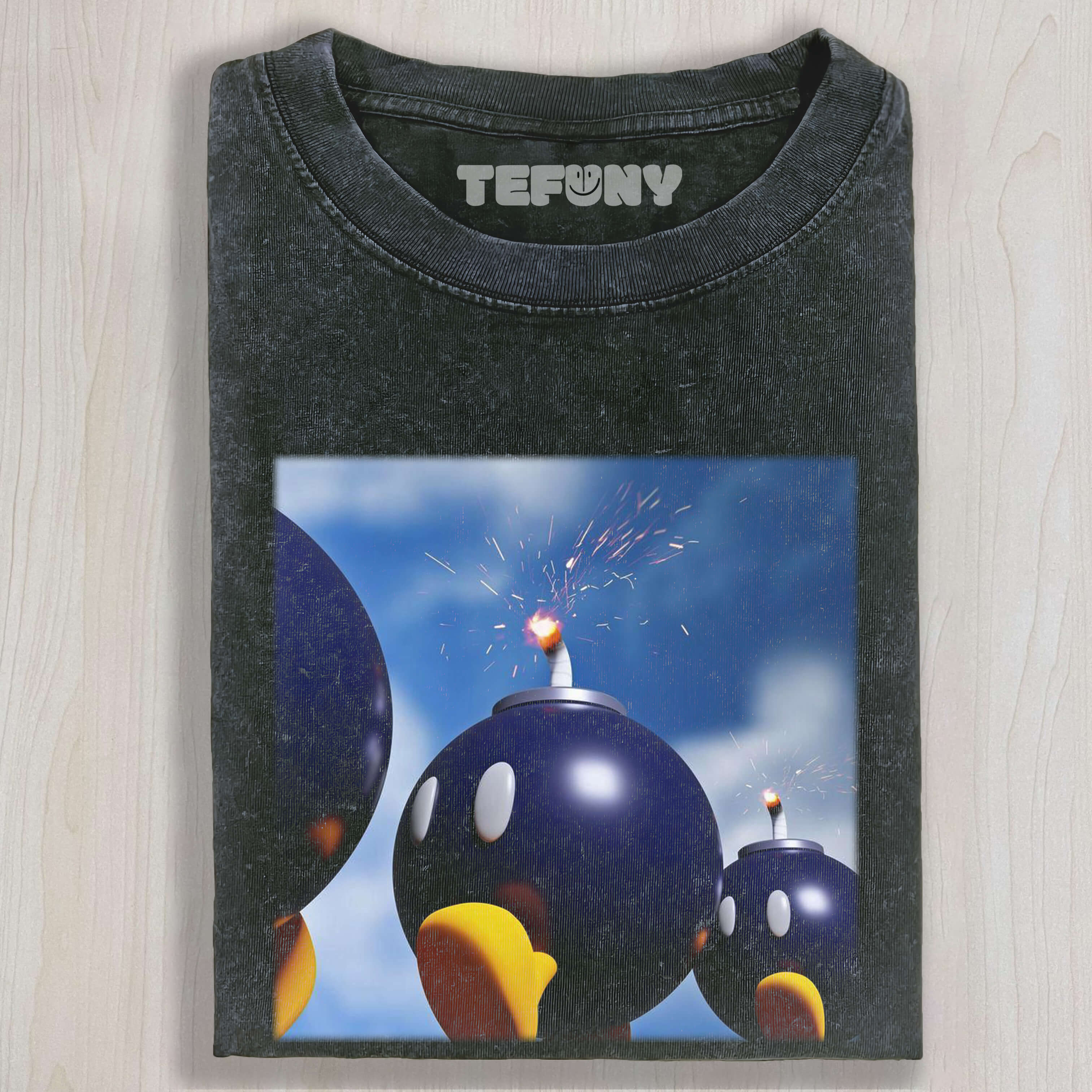 FUNNY BOMBER T-SHIRT