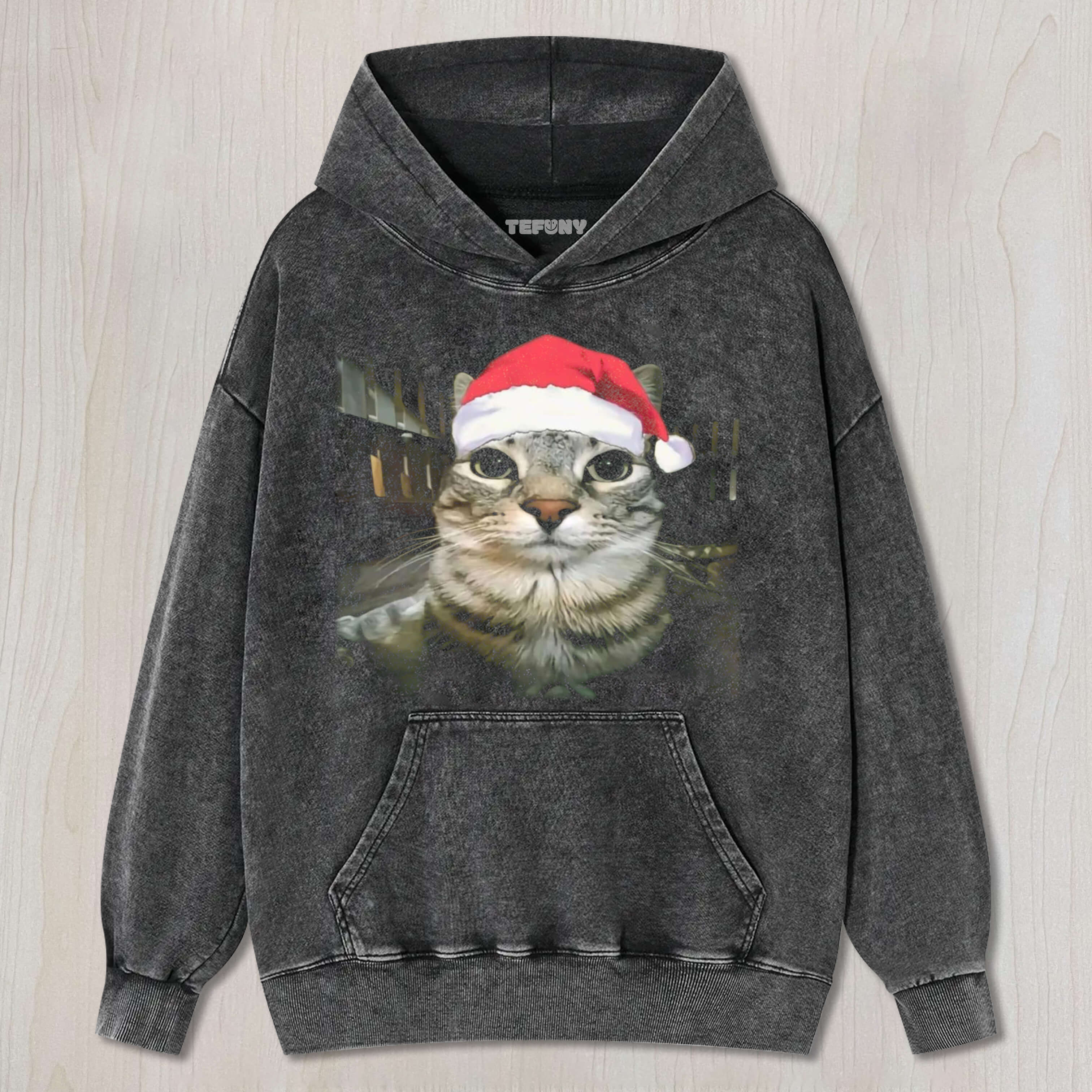 FUNNY CAT CHRISTMAS TEE & SWEAT & HOOD