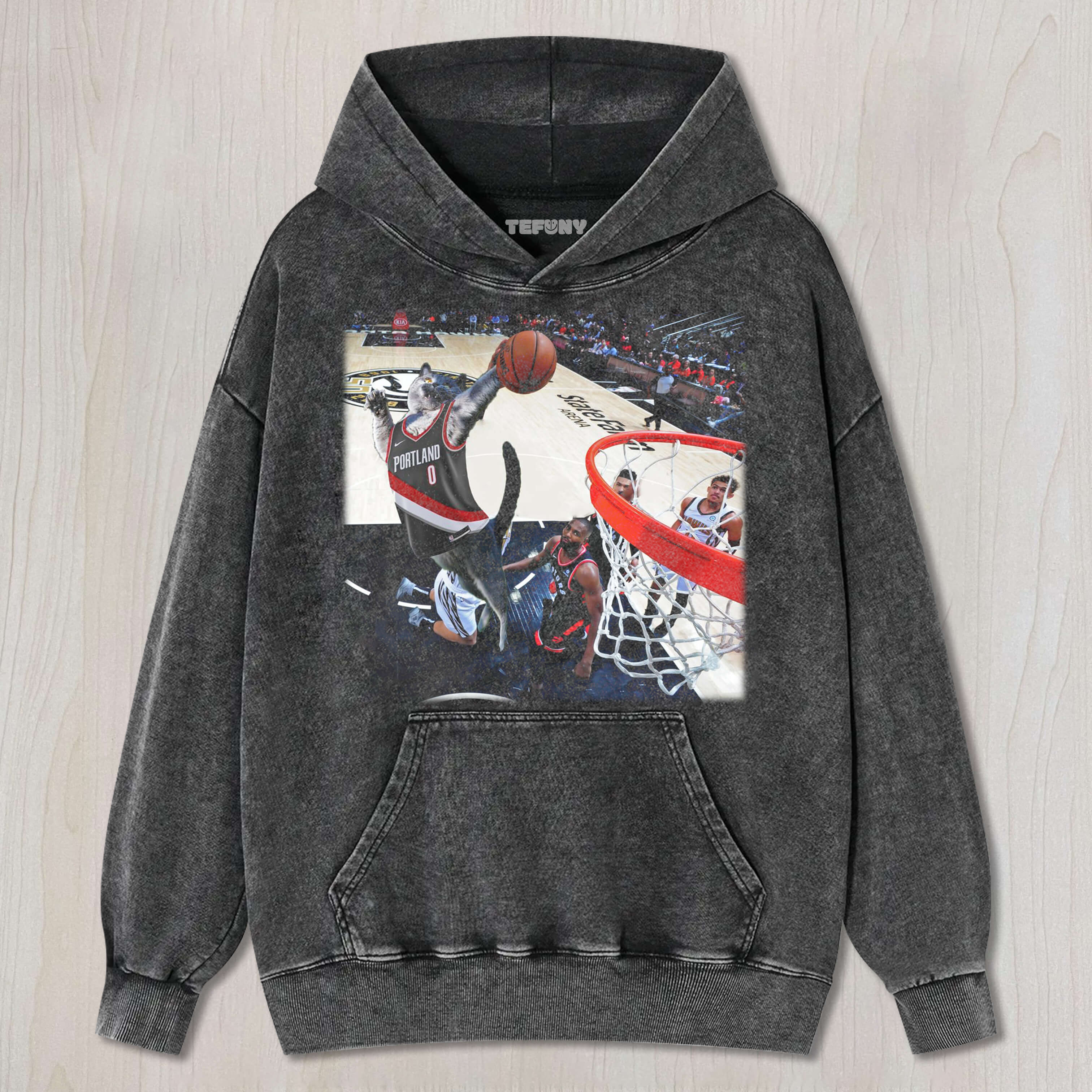 FUNNY CAT DUNK T-SHIRT