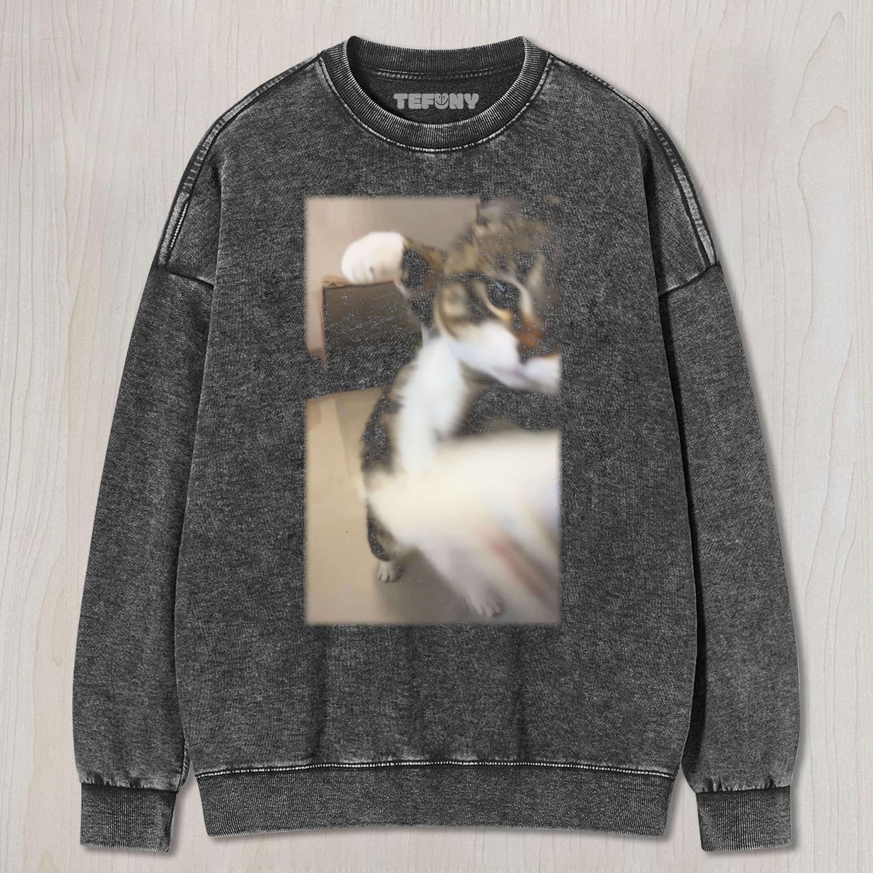 FUNNY CAT PUNCHES TEE & SWEAT & HOOD