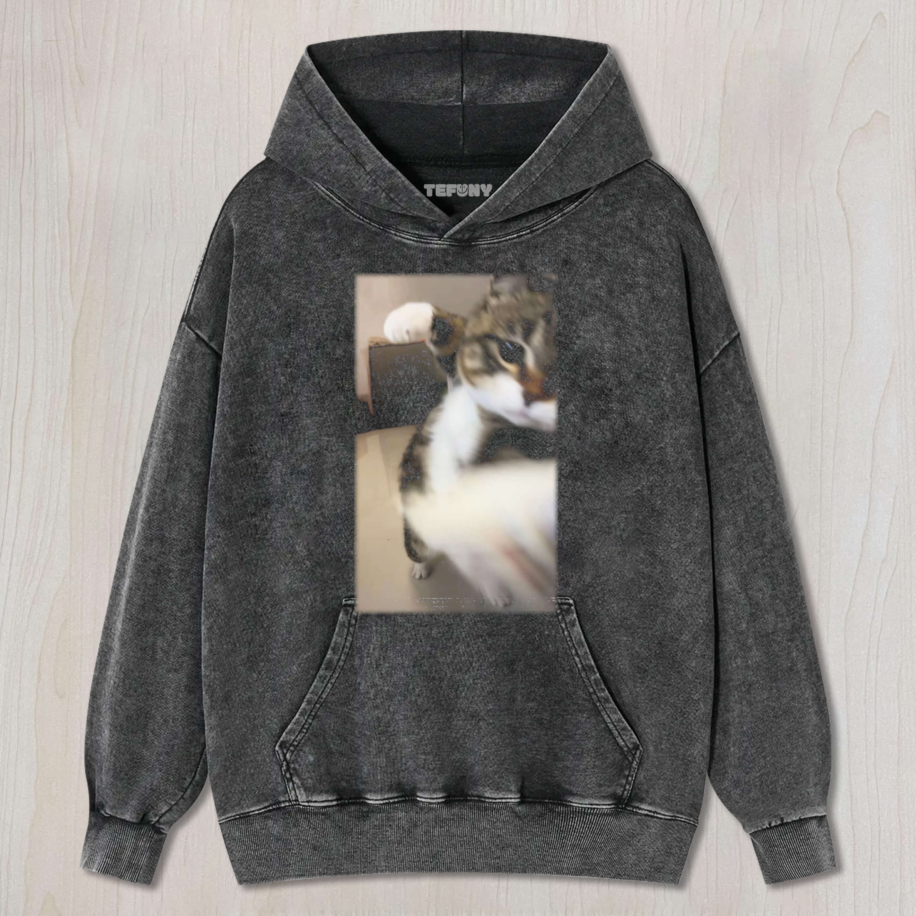 FUNNY CAT PUNCHES TEE & SWEAT & HOOD