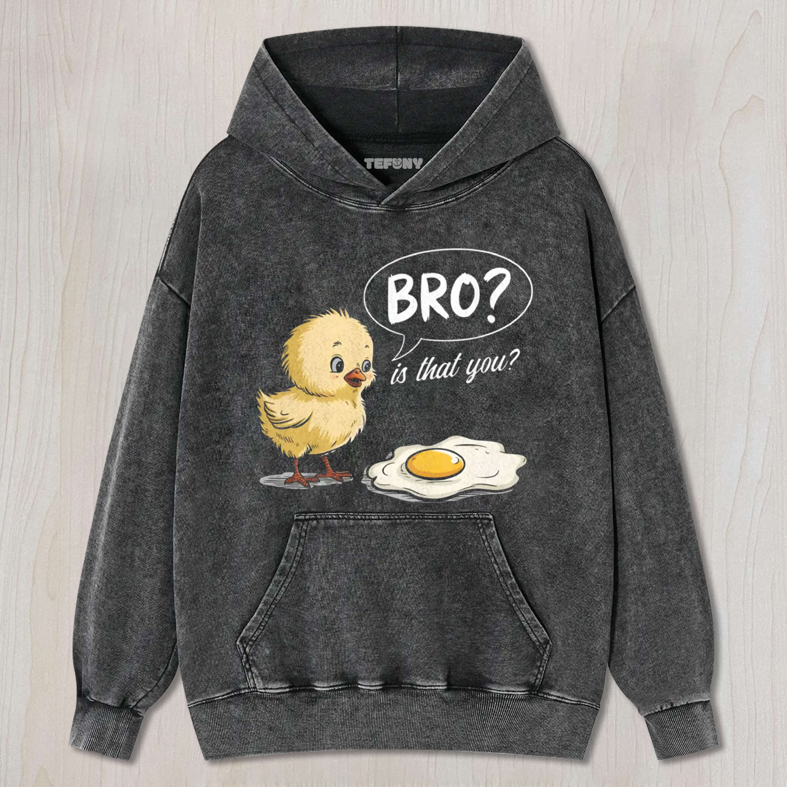 FUNNY CHICK TO FRIED EGG PUN TEE & SWEAT & HOOD