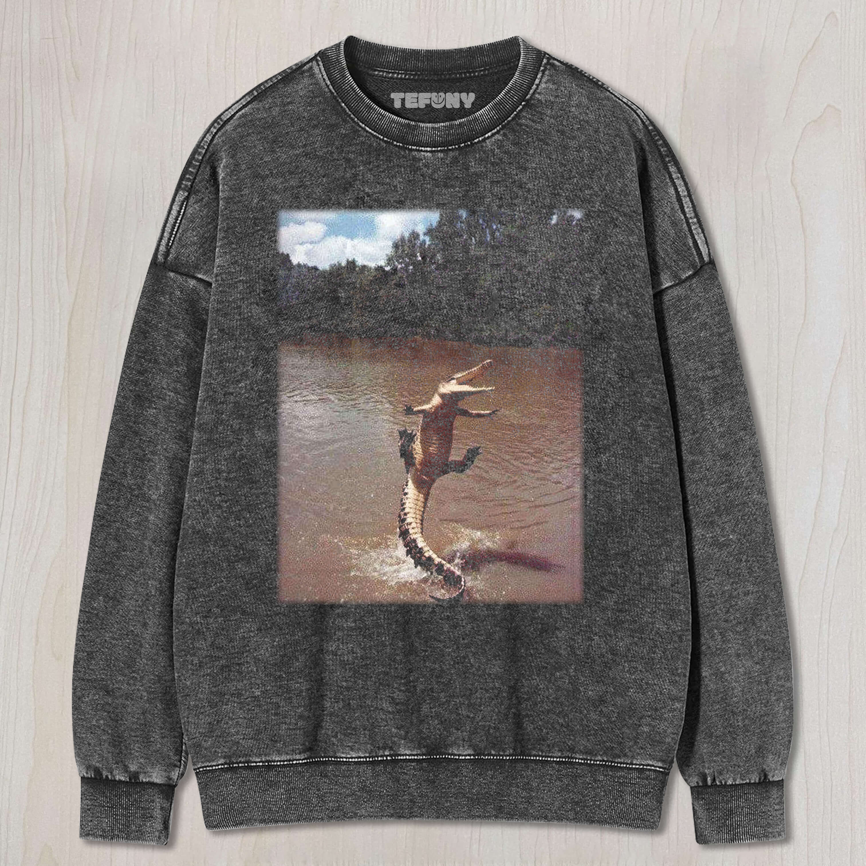 FUNNY CROCODILE T-SHIRT