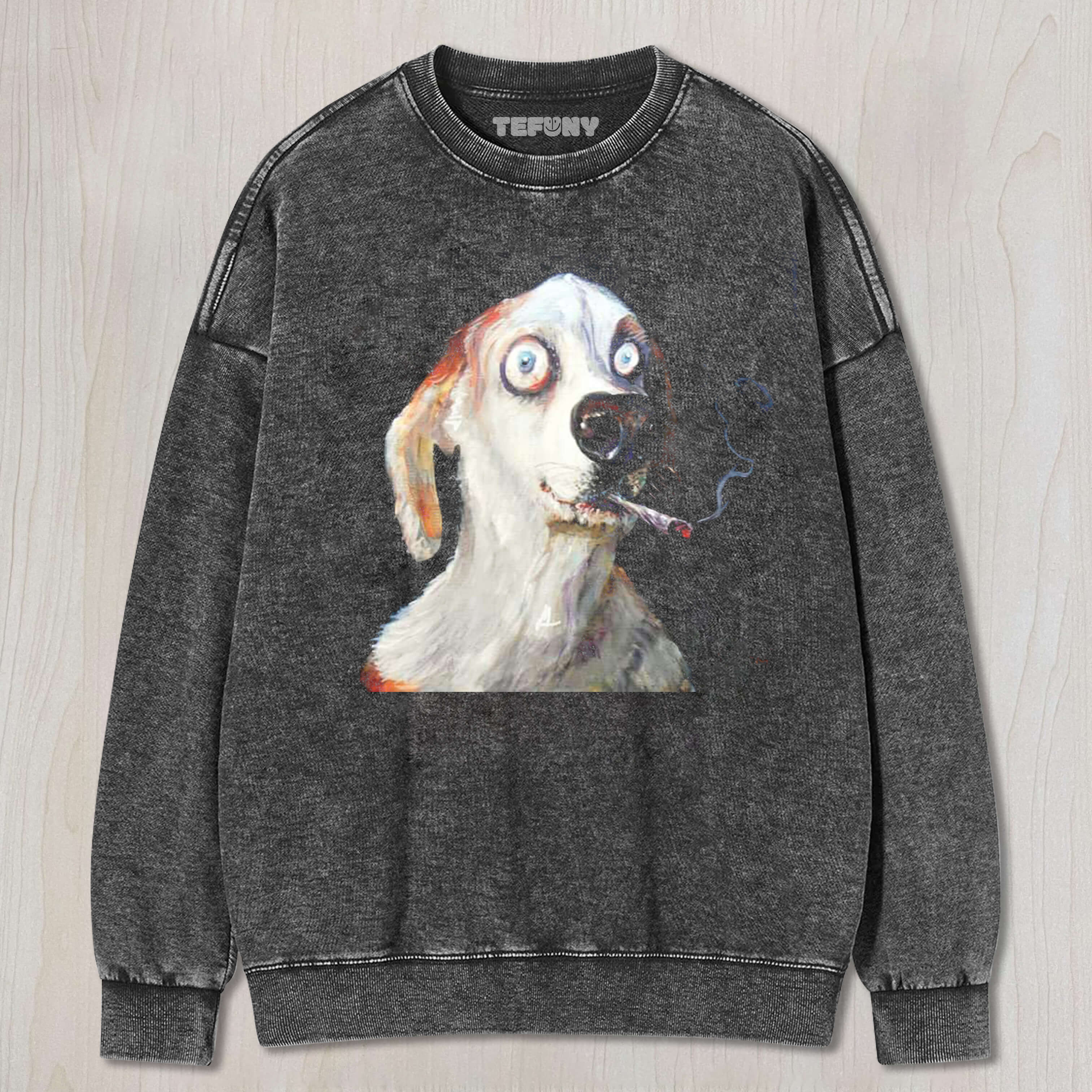 FUNNY DOG __SMOKING TEE & SWEAT & HOOD