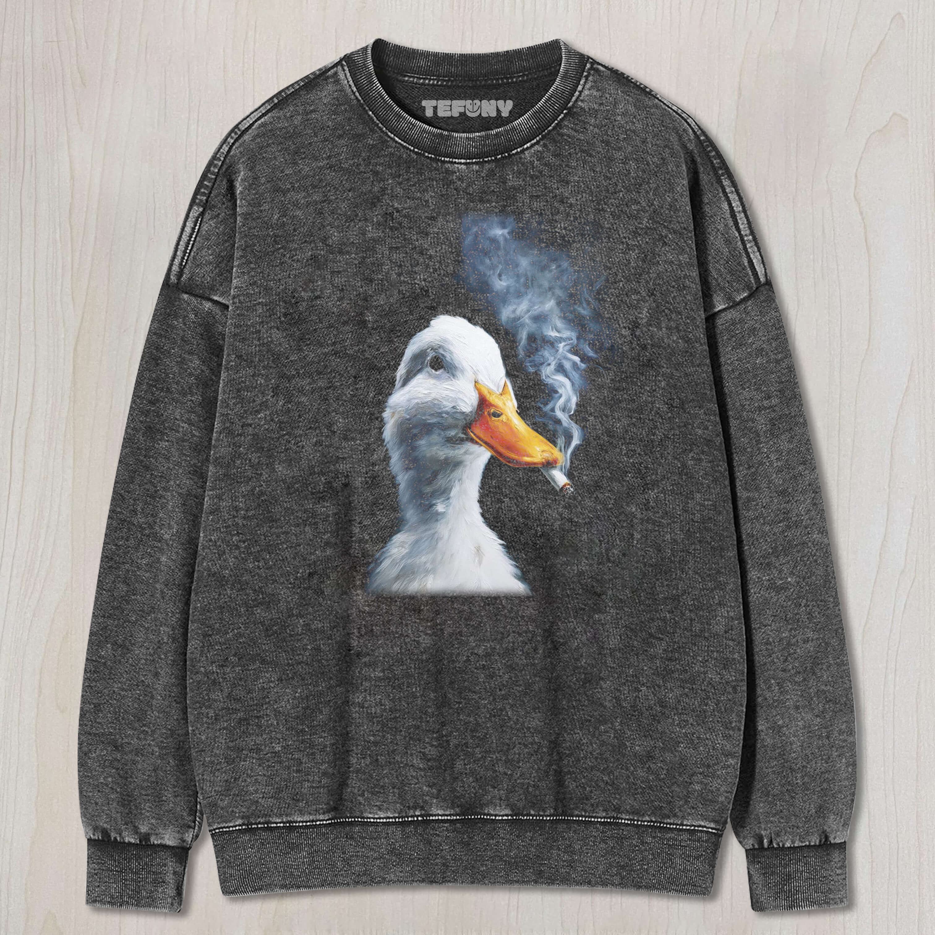 FUNNY DUCK __SMOKING TEE & SWEAT & HOOD