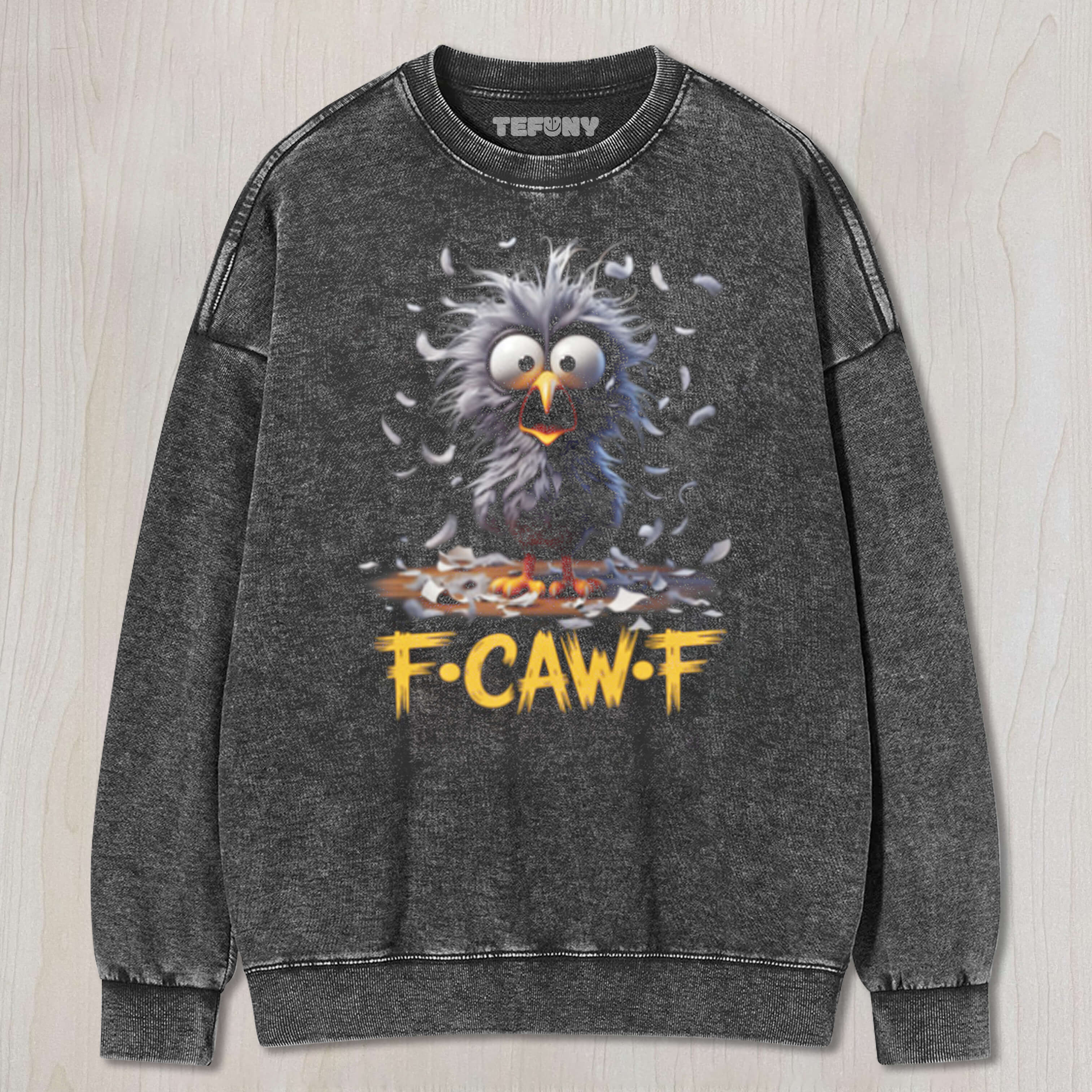 FUNNY F-CAW-F BIRD T-SHIRT
