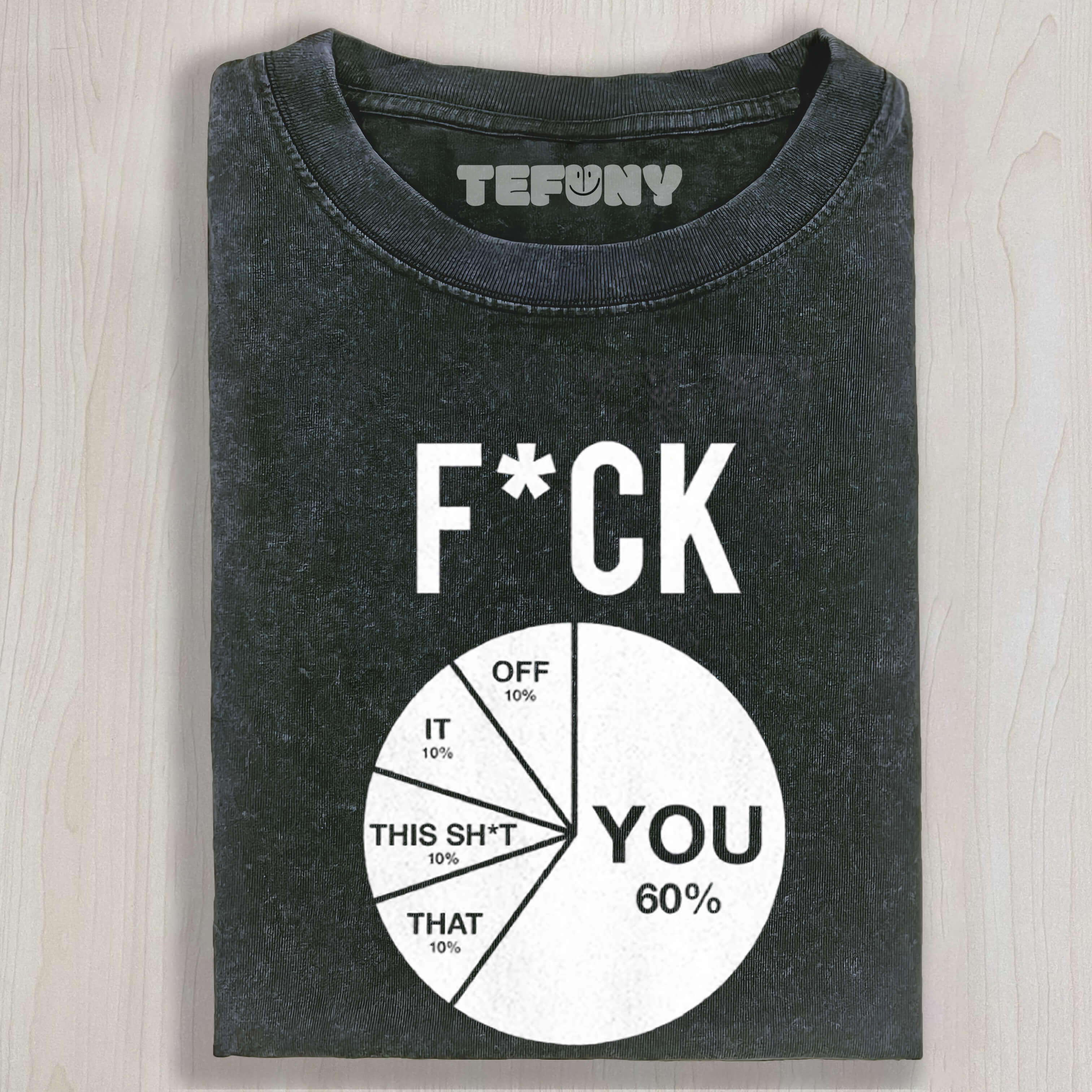 FUNNY F#CK PERCENTAGE TEE & SWEAT & HOOD