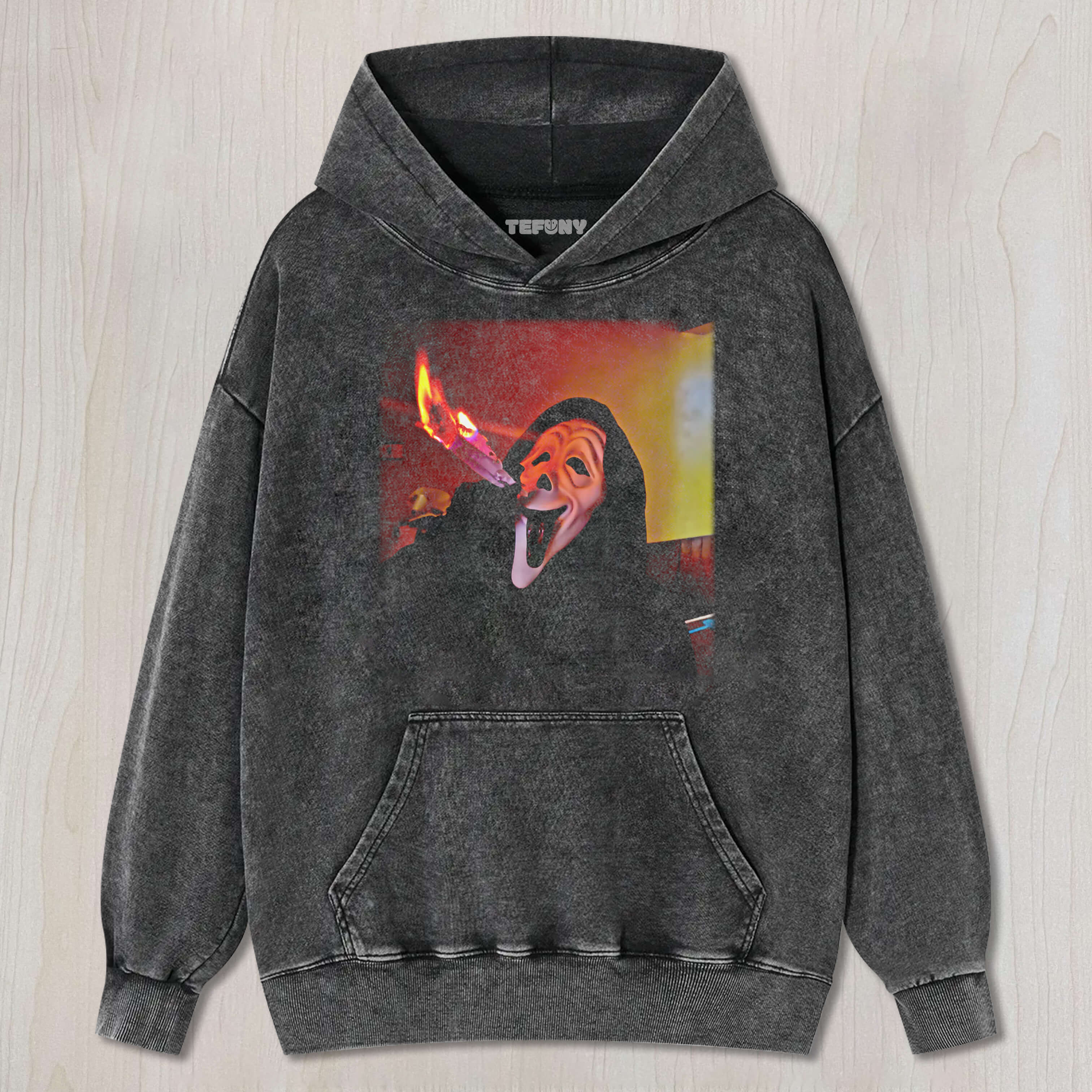 FUNNY GHOST FACE SMOKING TEE & SWEAT & HOOD