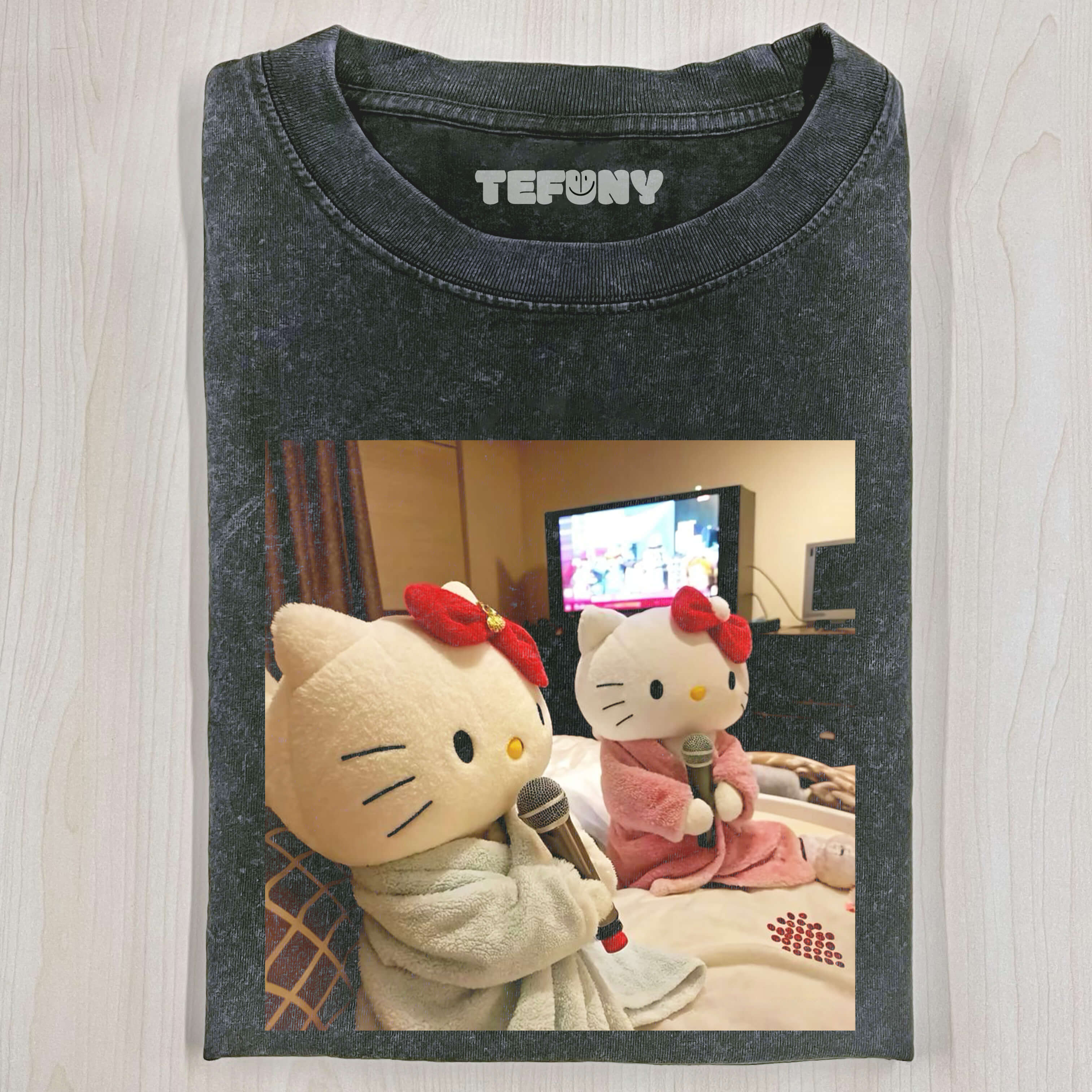 FUNNY HELLO KITTY T-SHIRT V19
