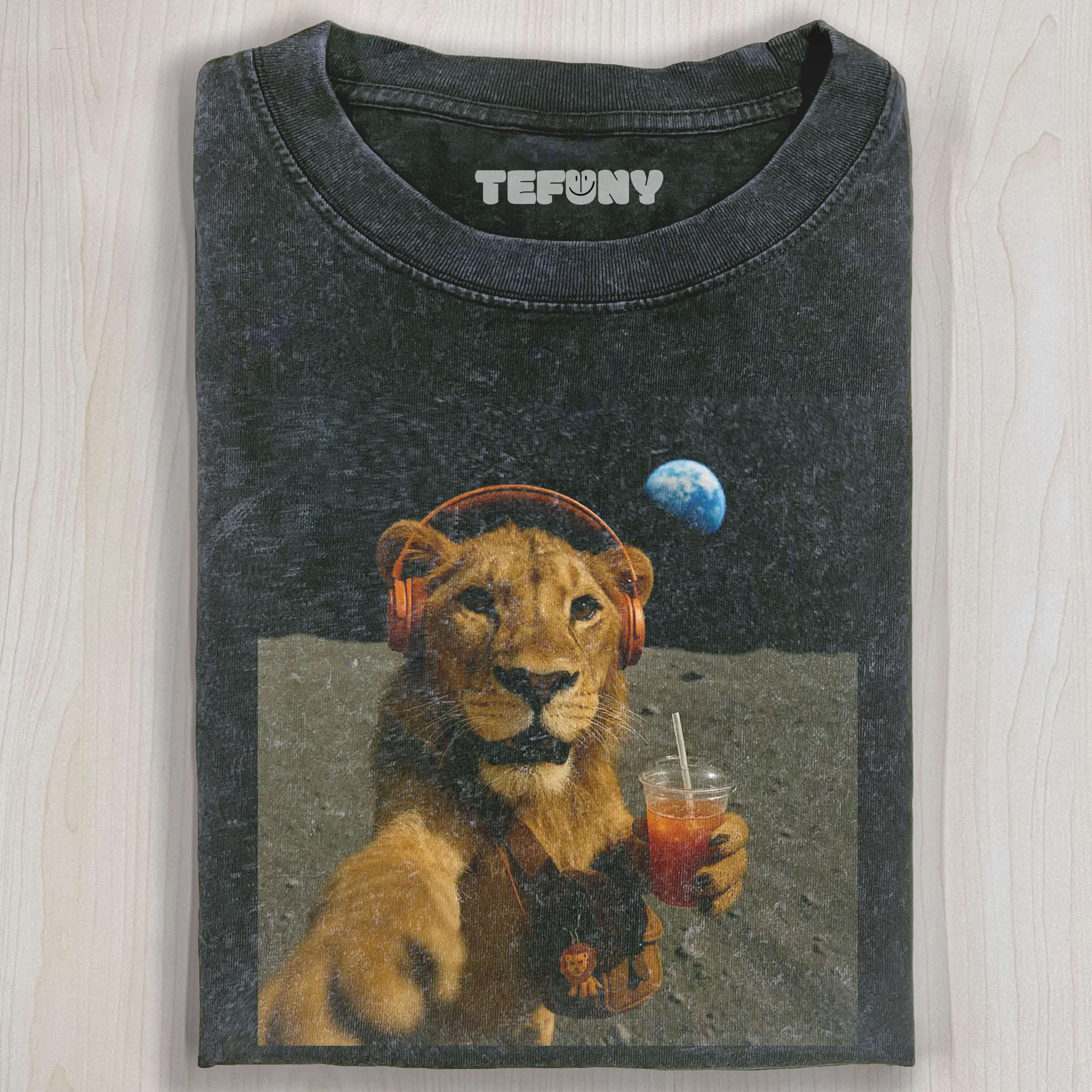 FUNNY LION MEME T-SHIRT