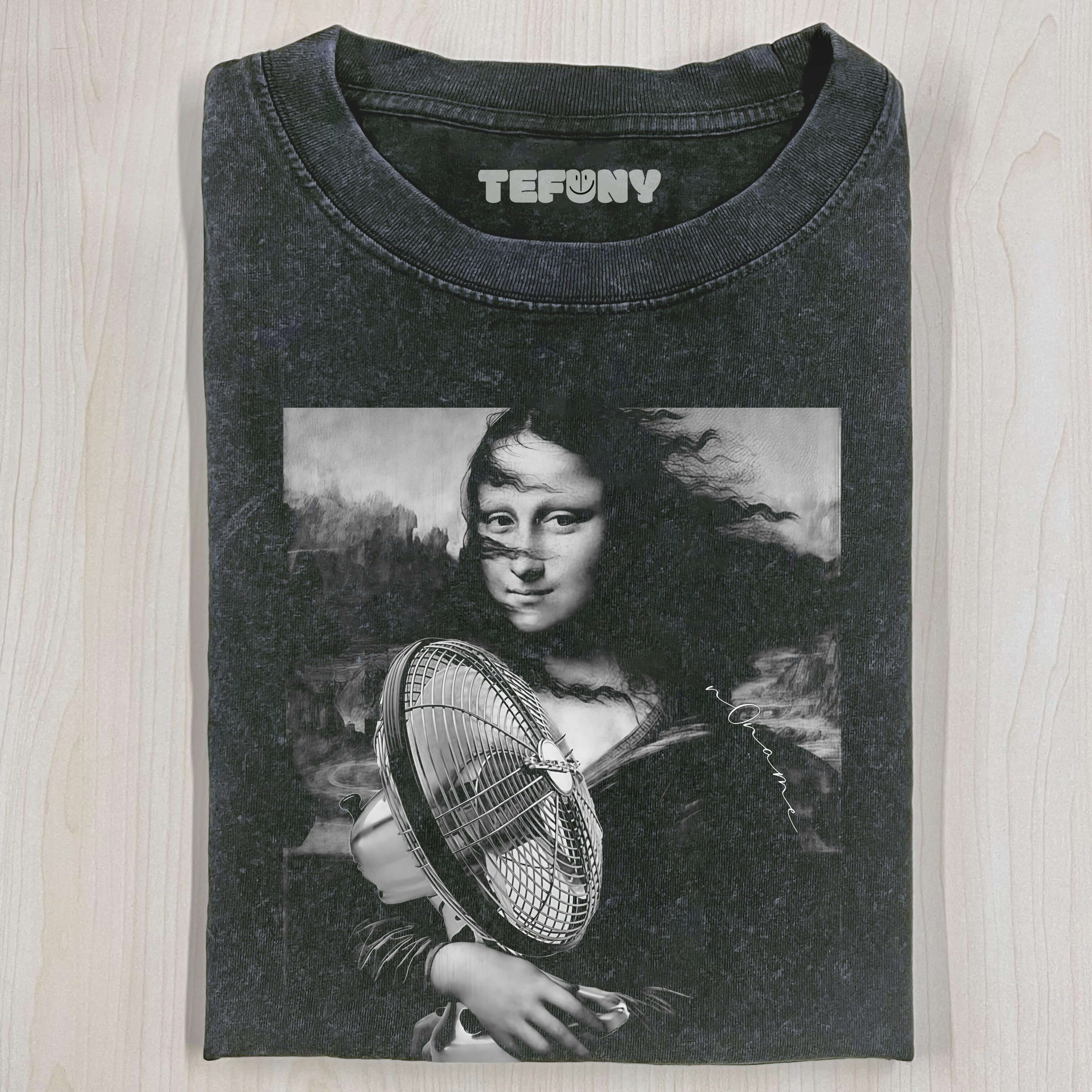 FUNNY MONA LISA T-SHIRT V1
