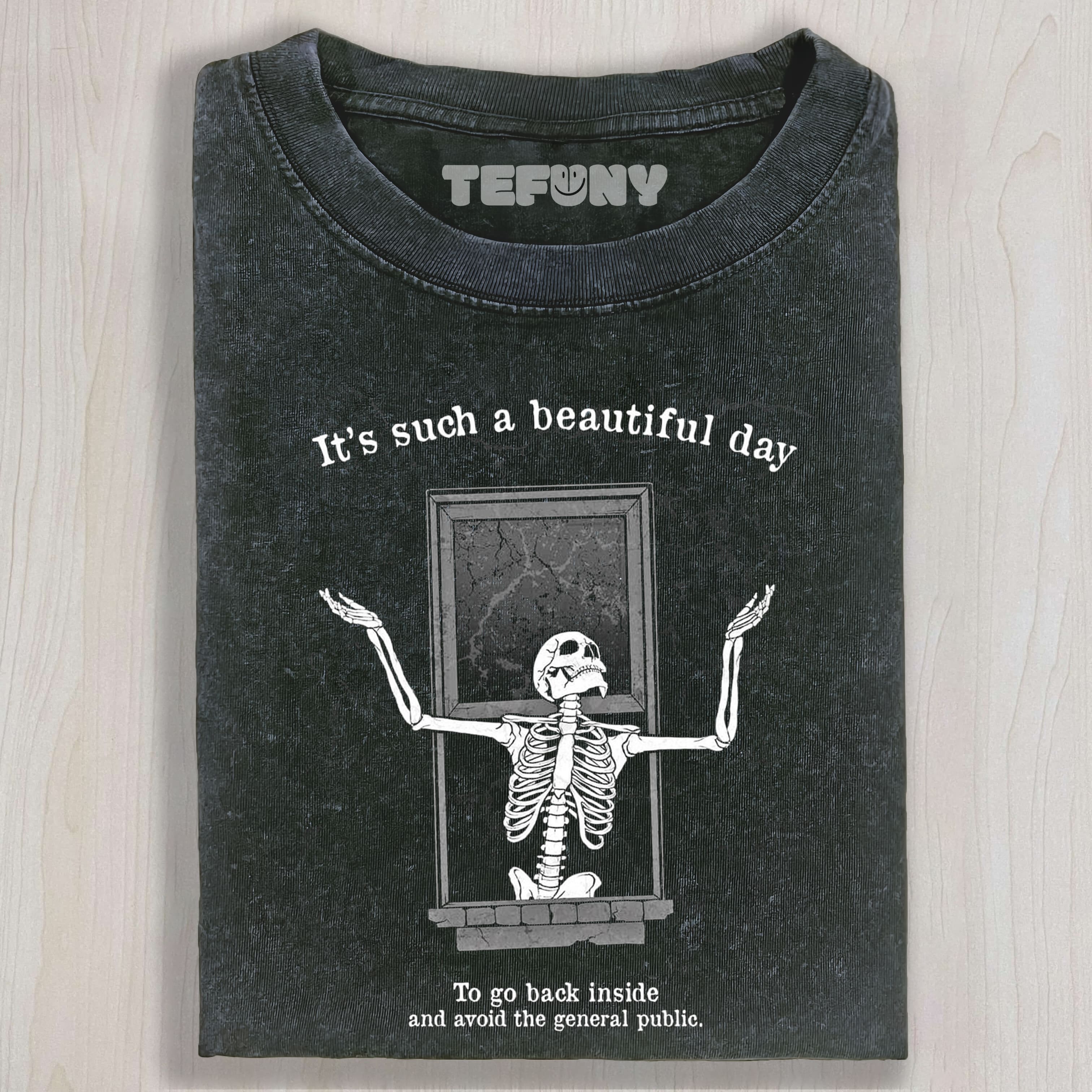 FUNNY SKULL MEME V7 UNISEX TEE, TANK TOP, LAYERED LS, SWEATSHIRT & HOODIE