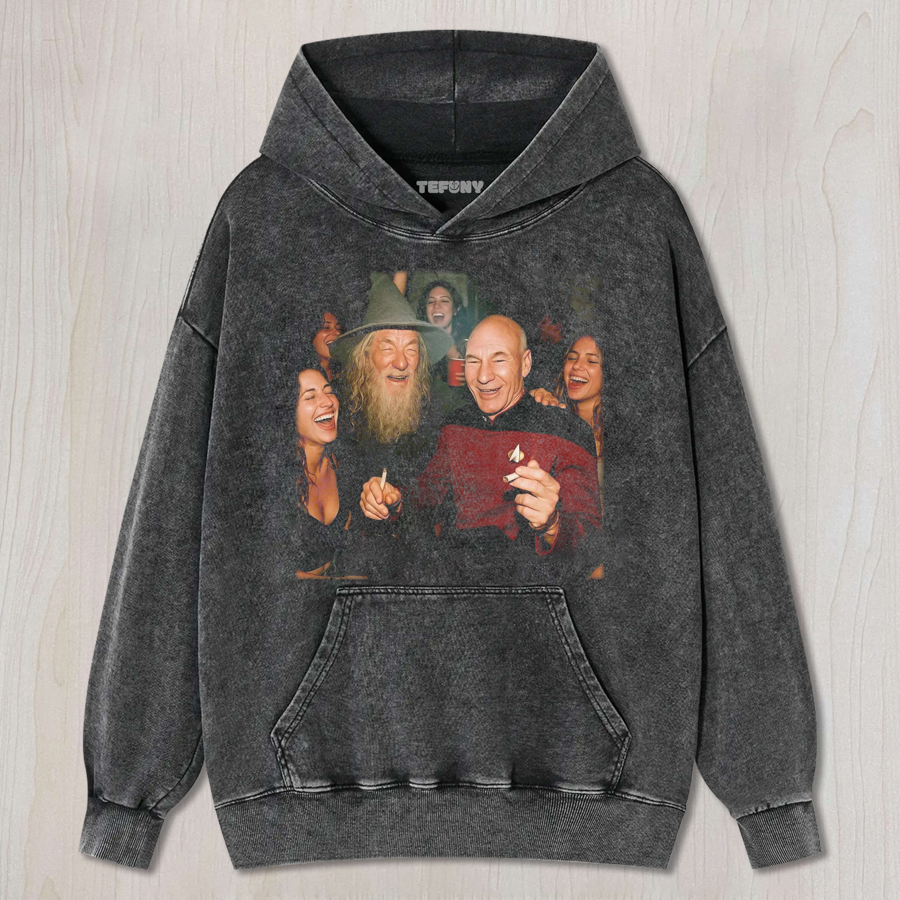 GANDALF AND JEAN-LUC PICARD TEE & SWEAT & HOOD