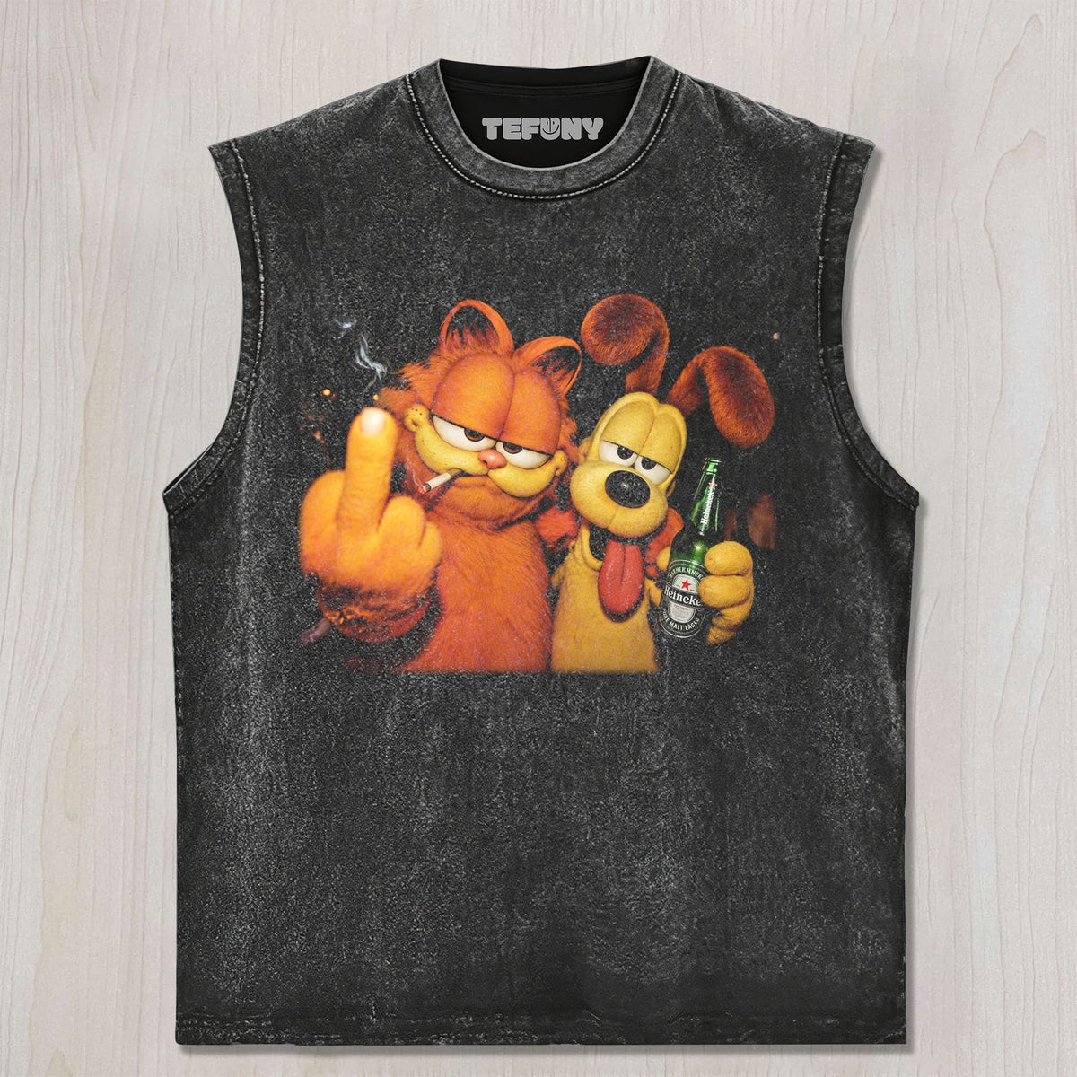 GARFIELD REBEL VIBES TEE UNISEX TEE, TANK TOP, LAYERED LS, SWEATSHIRT & HOODIE
