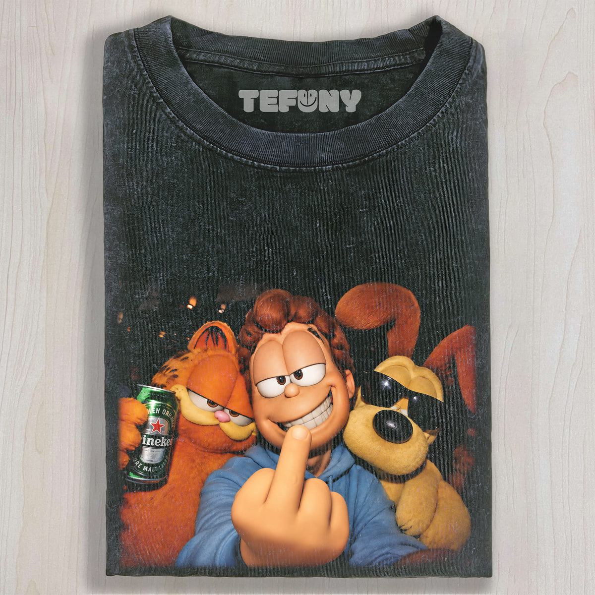 GARFIELD REBEL VIBES TEE V2 UNISEX TEE, TANK TOP, LAYERED LS, SWEATSHIRT & HOODIE