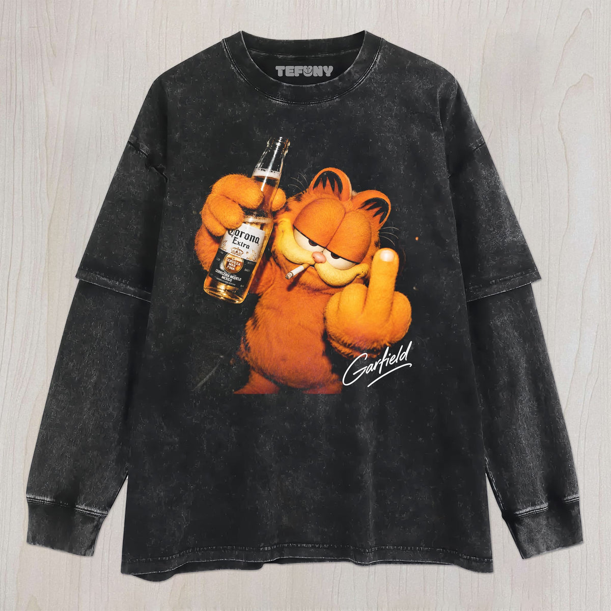 GARFIELD REBEL VIBES TEE V5 UNISEX TEE, TANK TOP, LAYERED LS, SWEATSHIRT & HOODIE