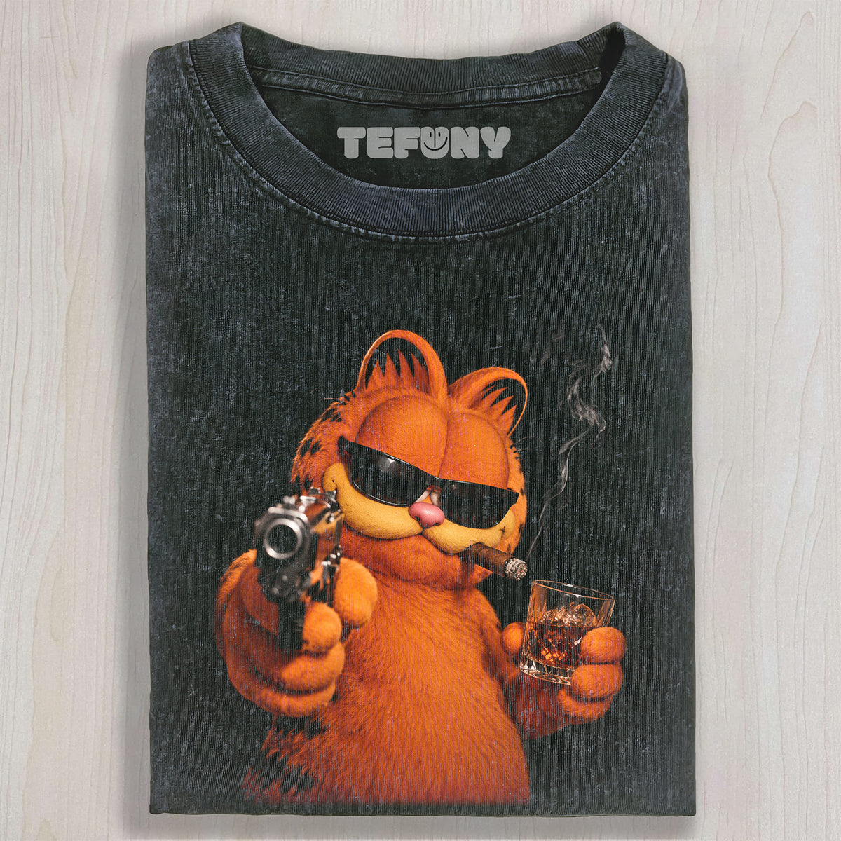 GARFIELD REBEL VIBES TEE V6 UNISEX TEE, TANK TOP, LAYERED LS, SWEATSHIRT & HOODIE