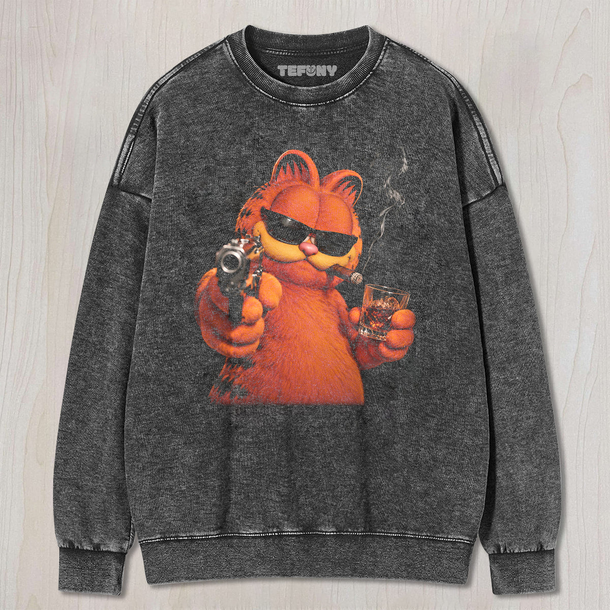 GARFIELD REBEL VIBES TEE V6 UNISEX TEE, TANK TOP, LAYERED LS, SWEATSHIRT & HOODIE