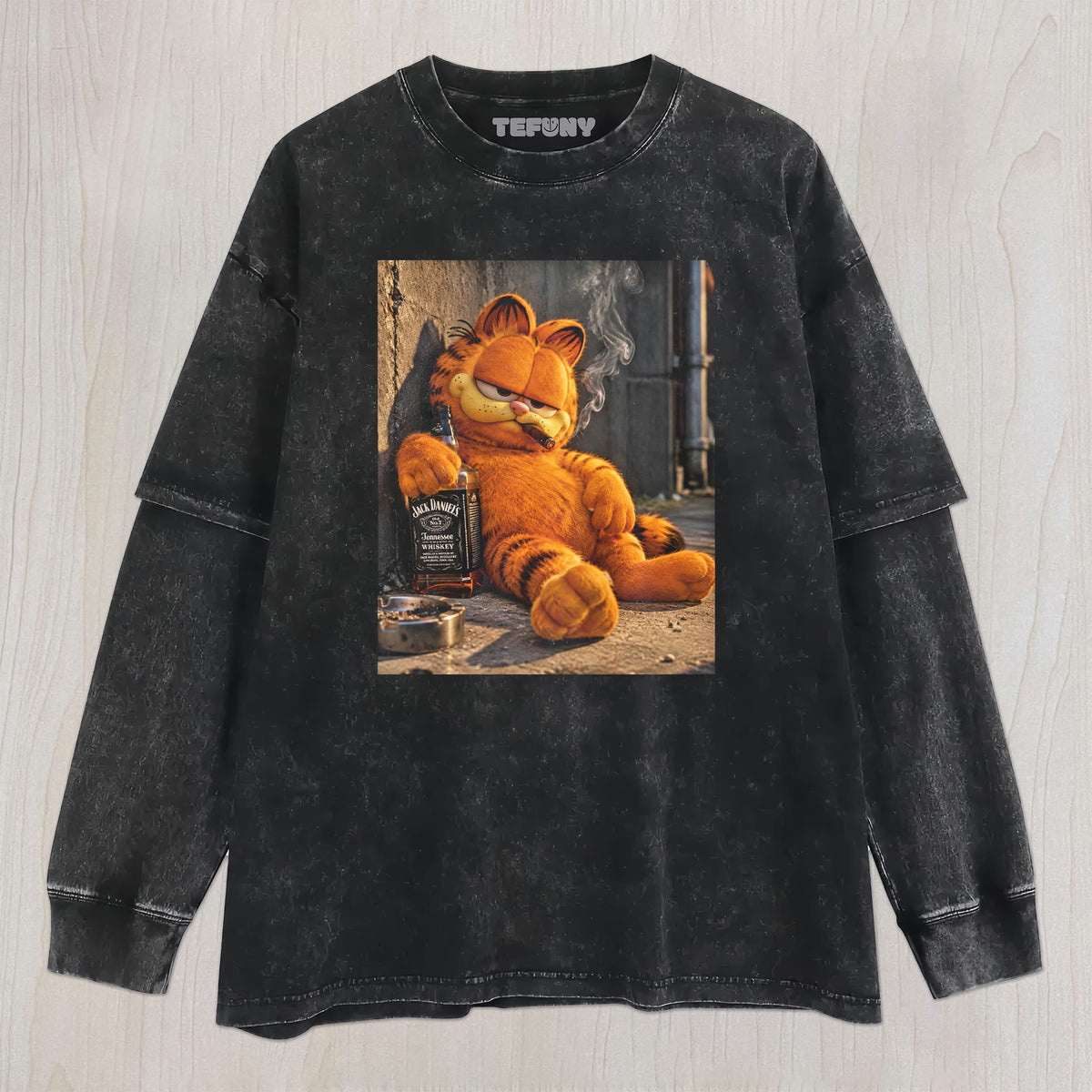 GARFIELD REBEL VIBES TEE V7 UNISEX TEE, TANK TOP, LAYERED LS, SWEATSHIRT & HOODIE