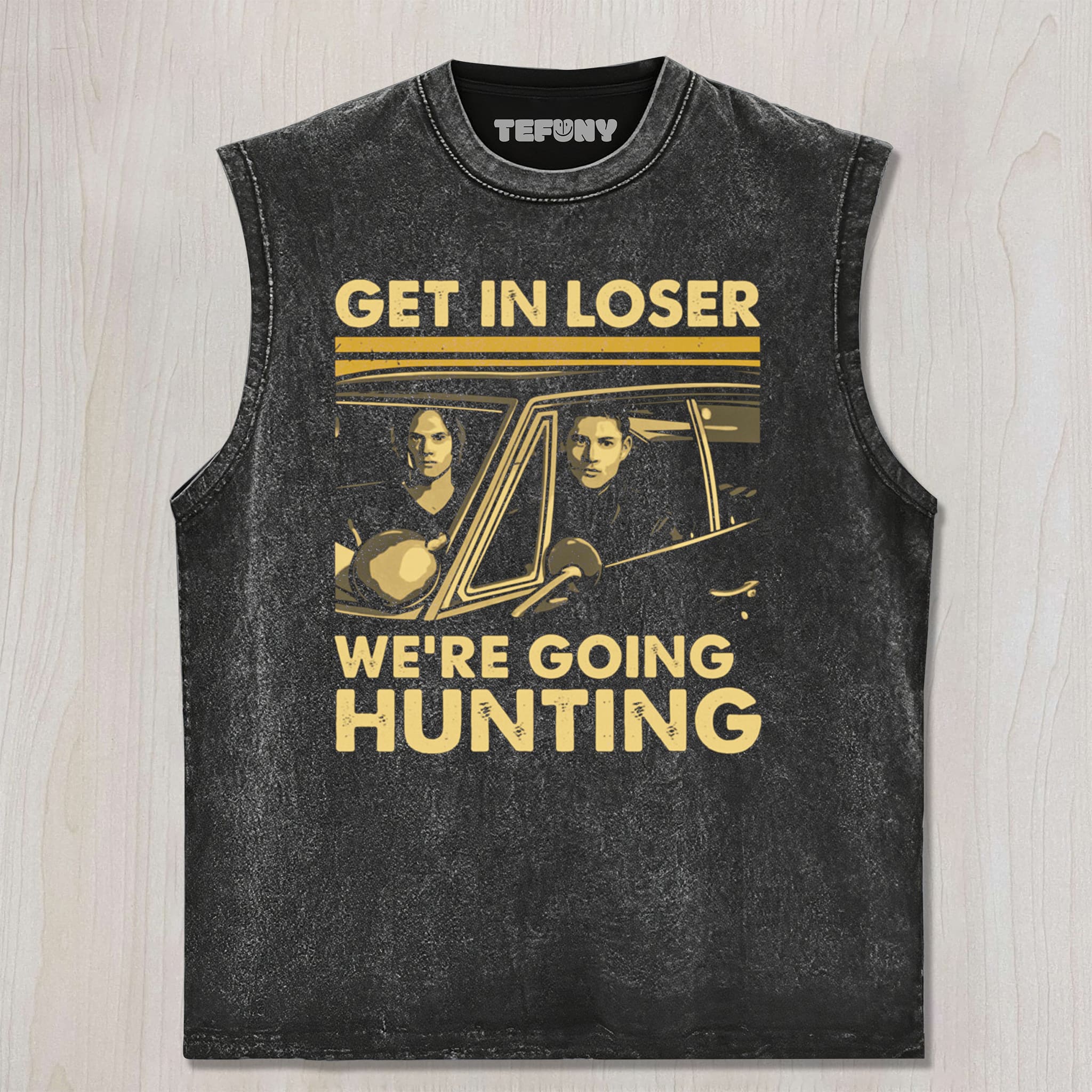 GET IN LOSER WE'RE GOING HUNTING SUPERNATURAL UNISEX TEE, TANK TOP, LAYERED LS, SWEATSHIRT & HOODIE