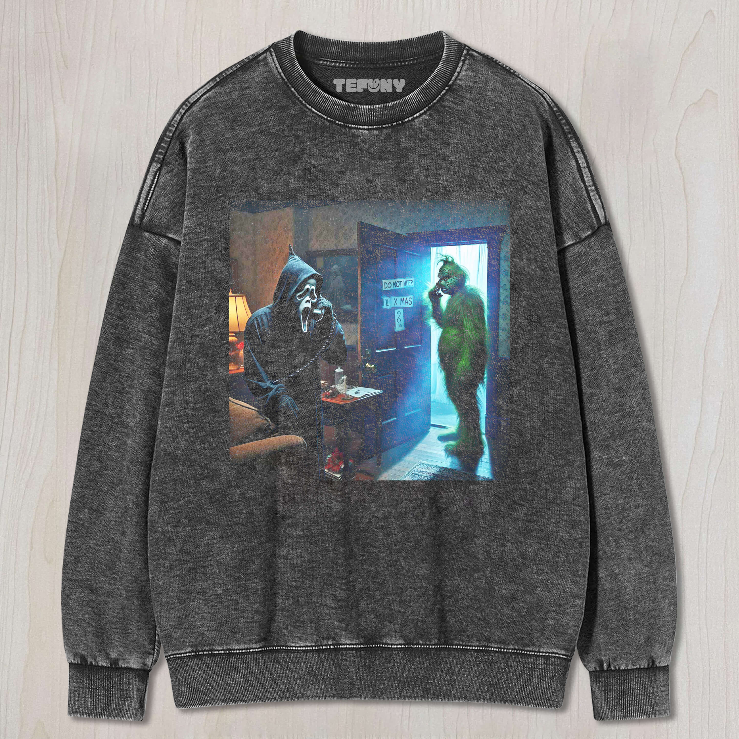 GHOSTFACE AND GRINCH T-SHIRT & LONG SLEEVES & HOODIES