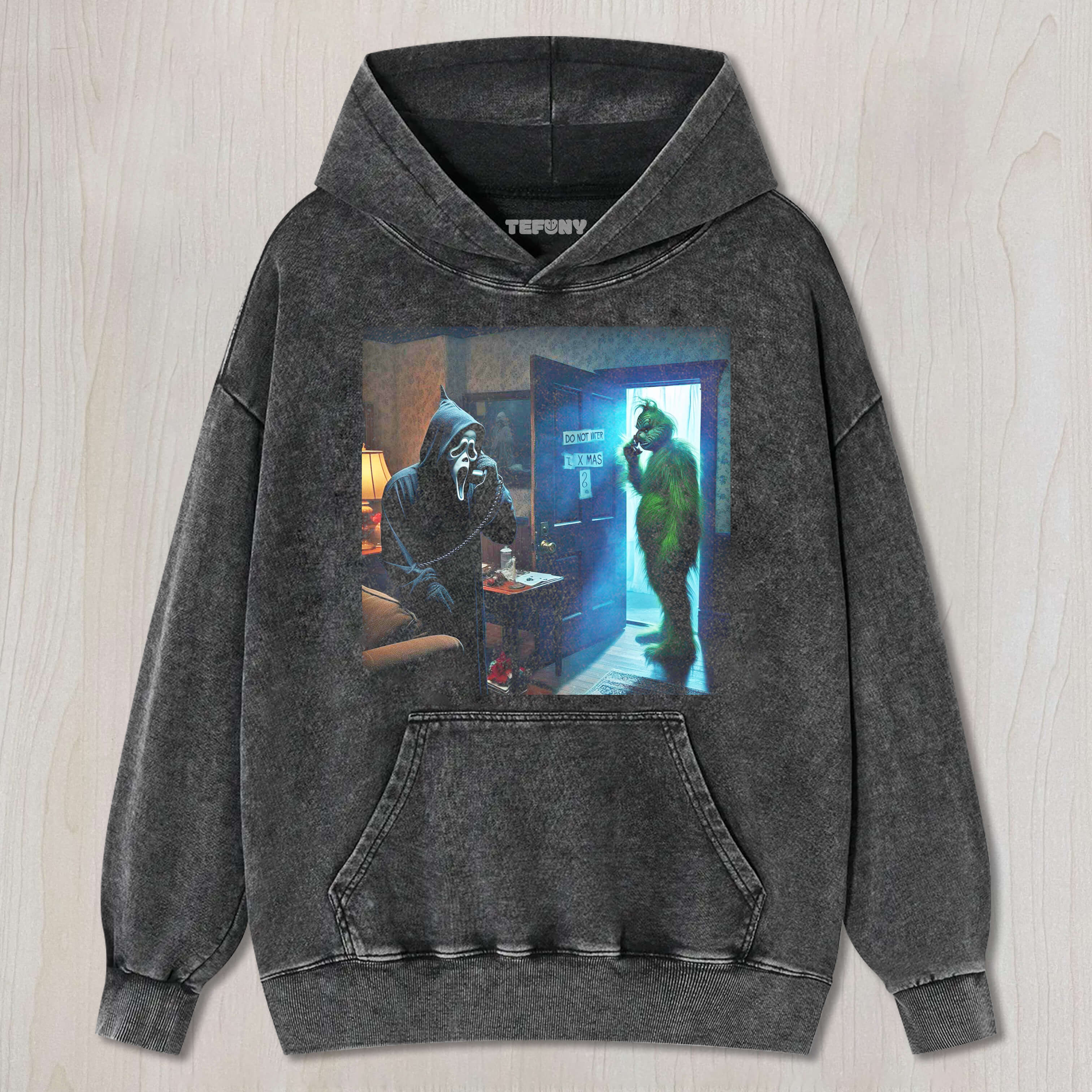 GHOSTFACE AND GRINCH T-SHIRT & LONG SLEEVES & HOODIES