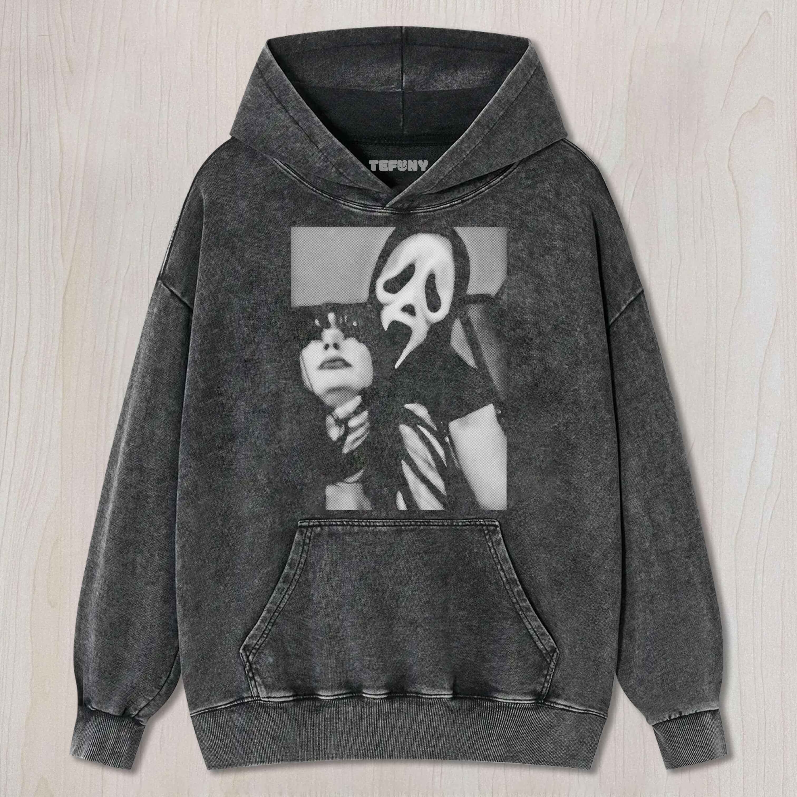 GHOSTFACE HOLDING A BEAUTIFUL WOMAN T-SHIRT
