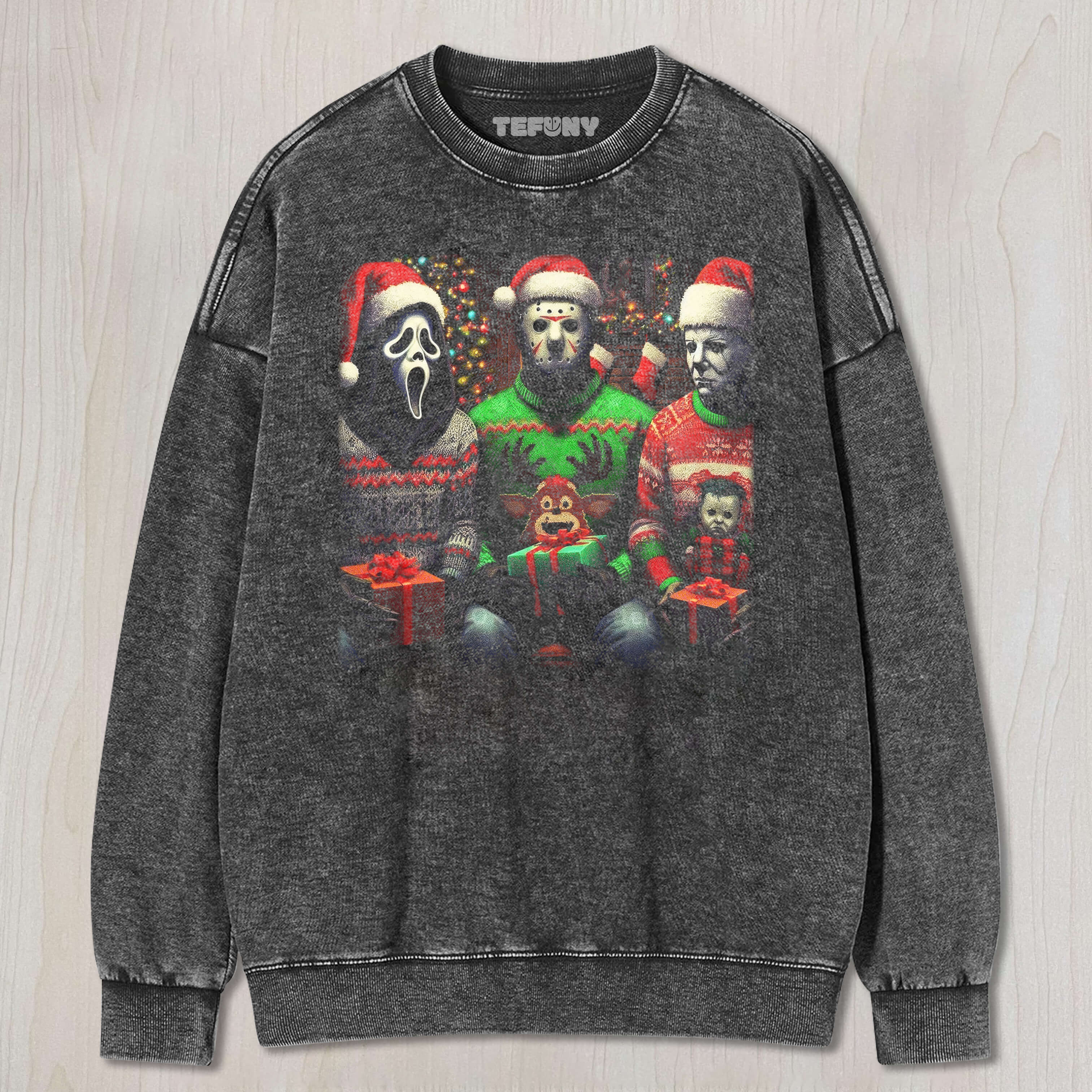 GHOSTFACE JASON AND MICHAEL CHRISTMAS TEE & SWEAT & HOOD