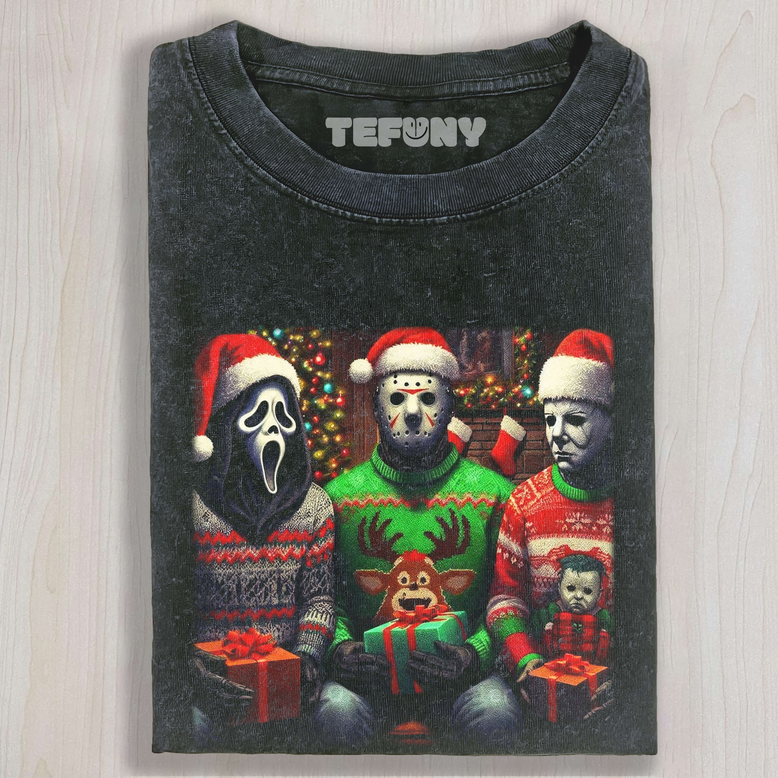 GHOSTFACE JASON AND MICHAEL CHRISTMAS TEE & SWEAT & HOOD