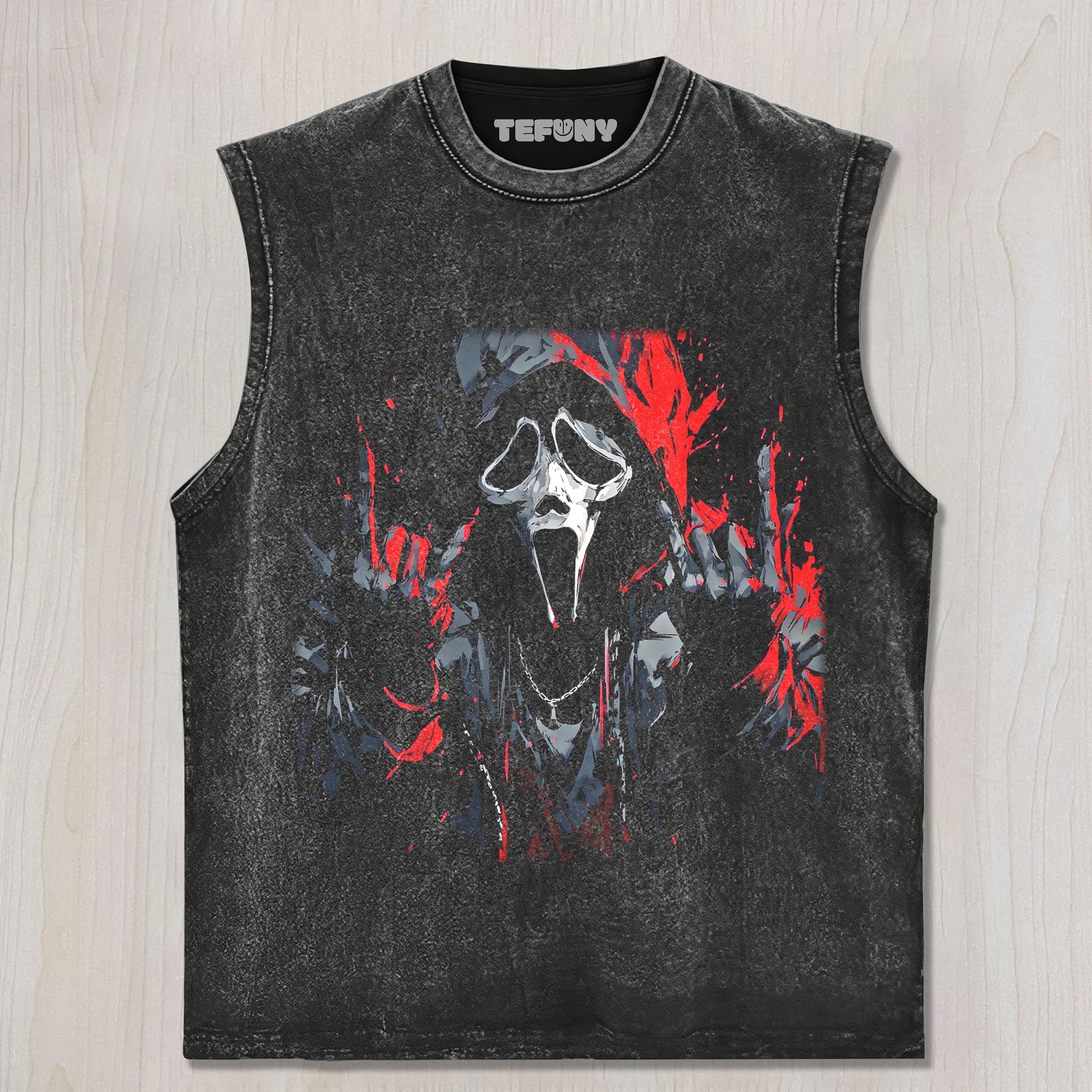 GHOSTFACE RED TANK TOP