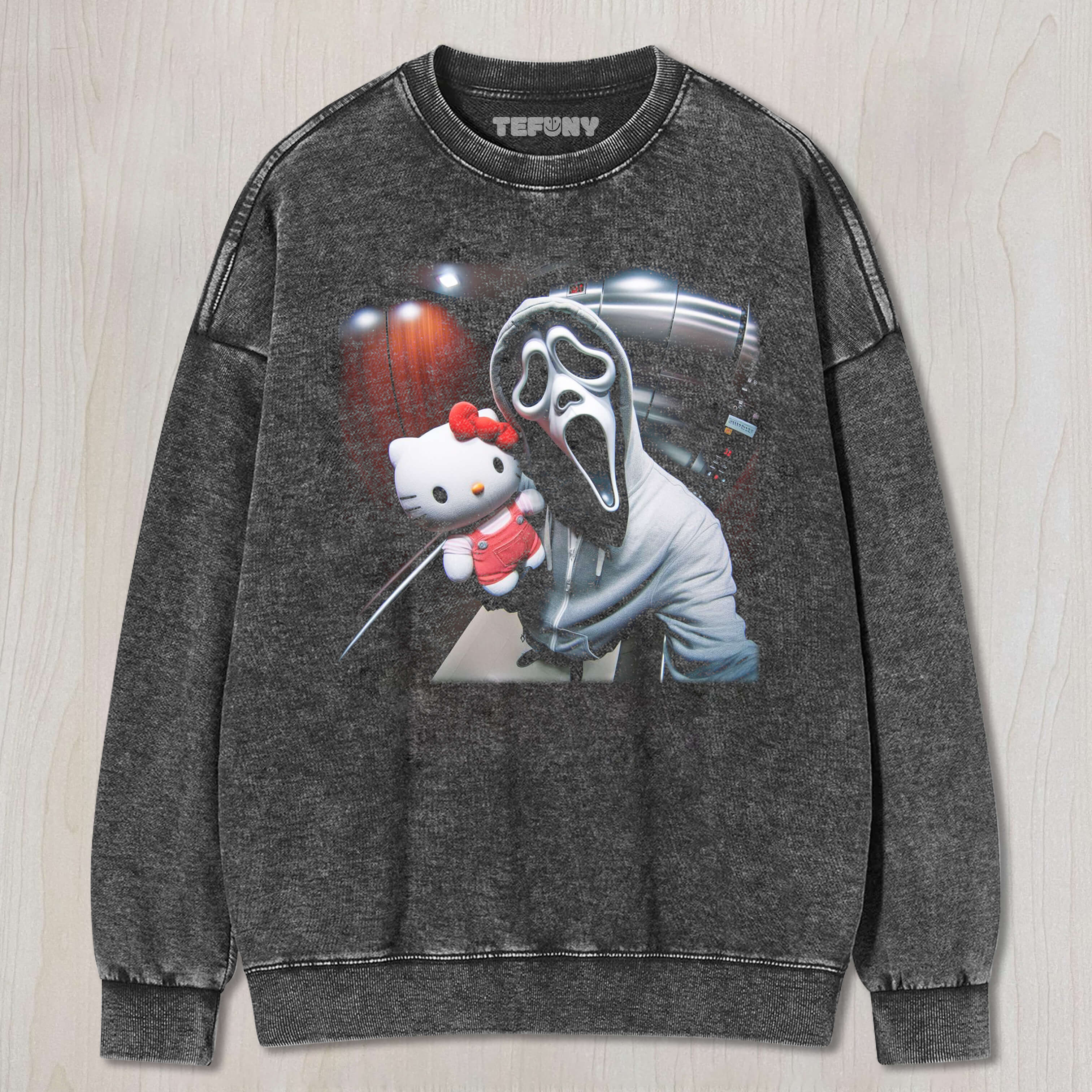 GHOST FACE AND HELLO KITTY TEE & SWEAT & HOOD