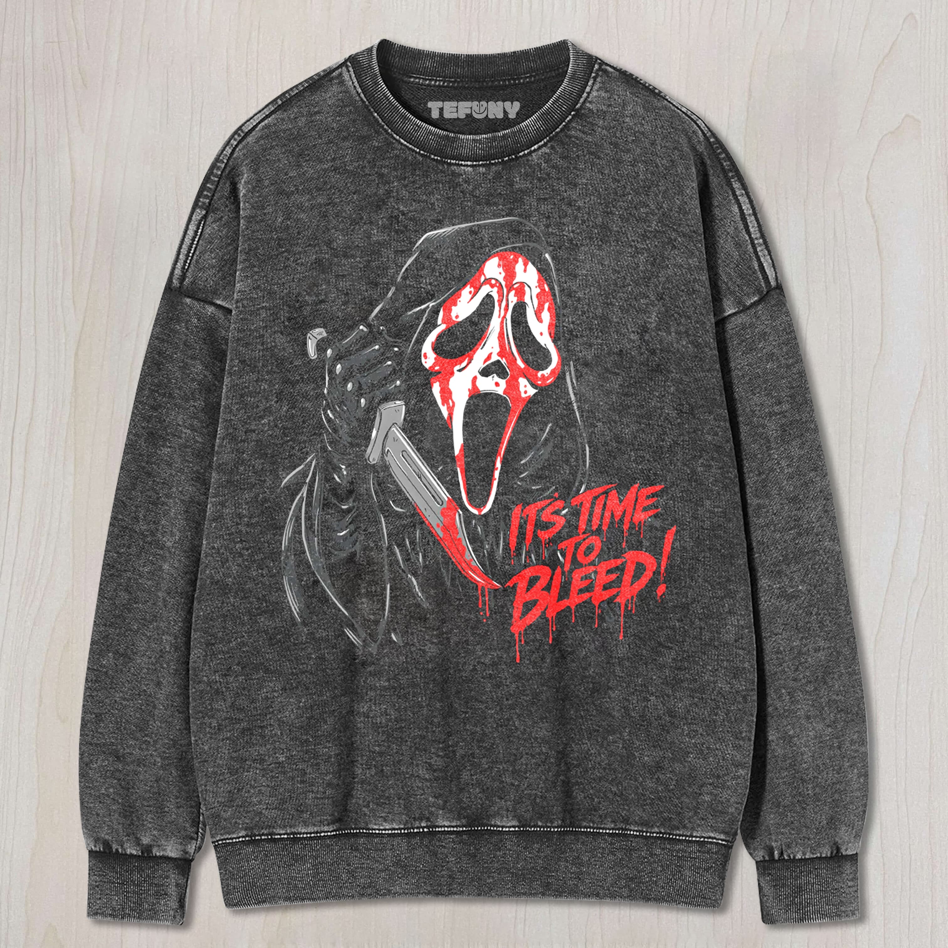 GHOST FACE BLEEDING TEE & SWEAT & HOOD