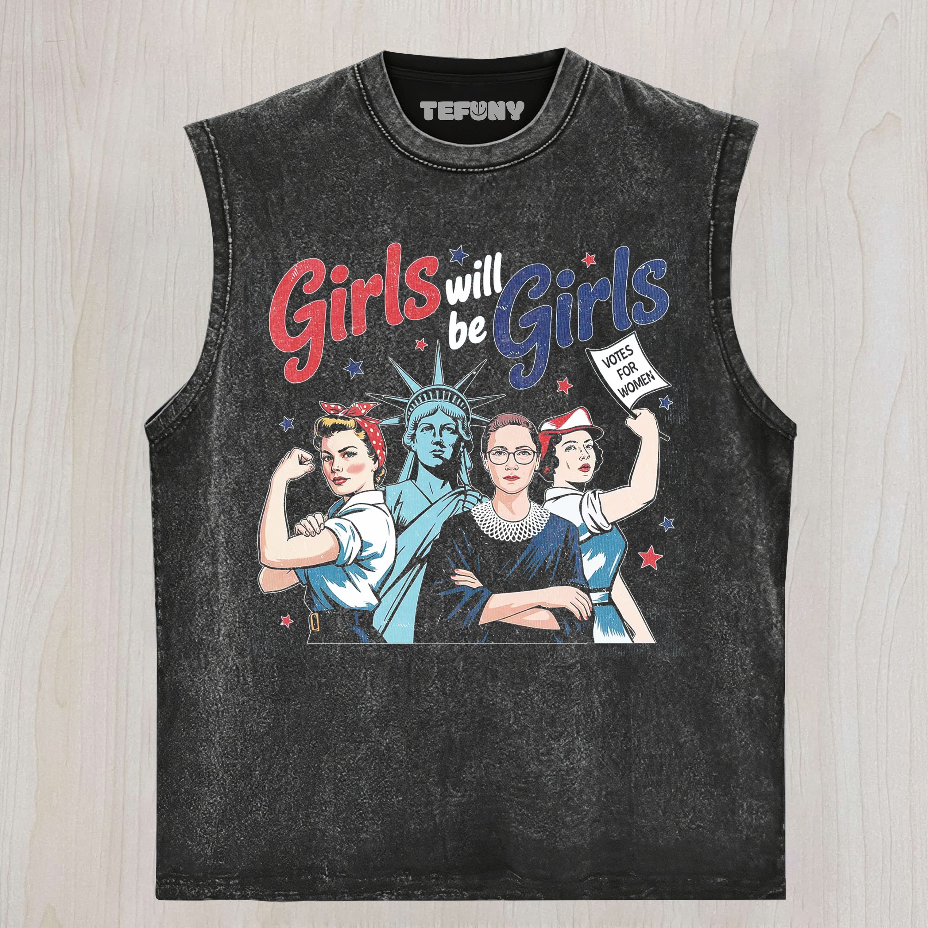 GIRLS WILL BE GIRLS UNISEX TEE, TANK TOP, LAYERED LS, SWEATSHIRT & HOODIE